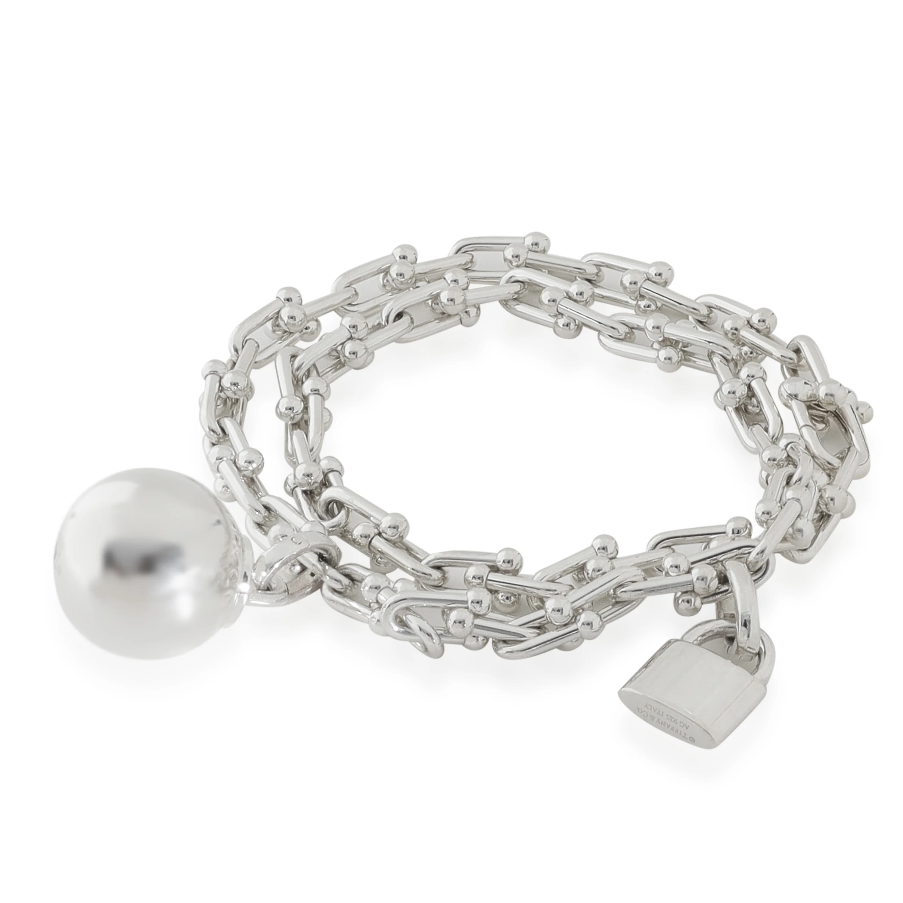 Sterling Silver Small HardWear Wrap Bracelet - Image 2