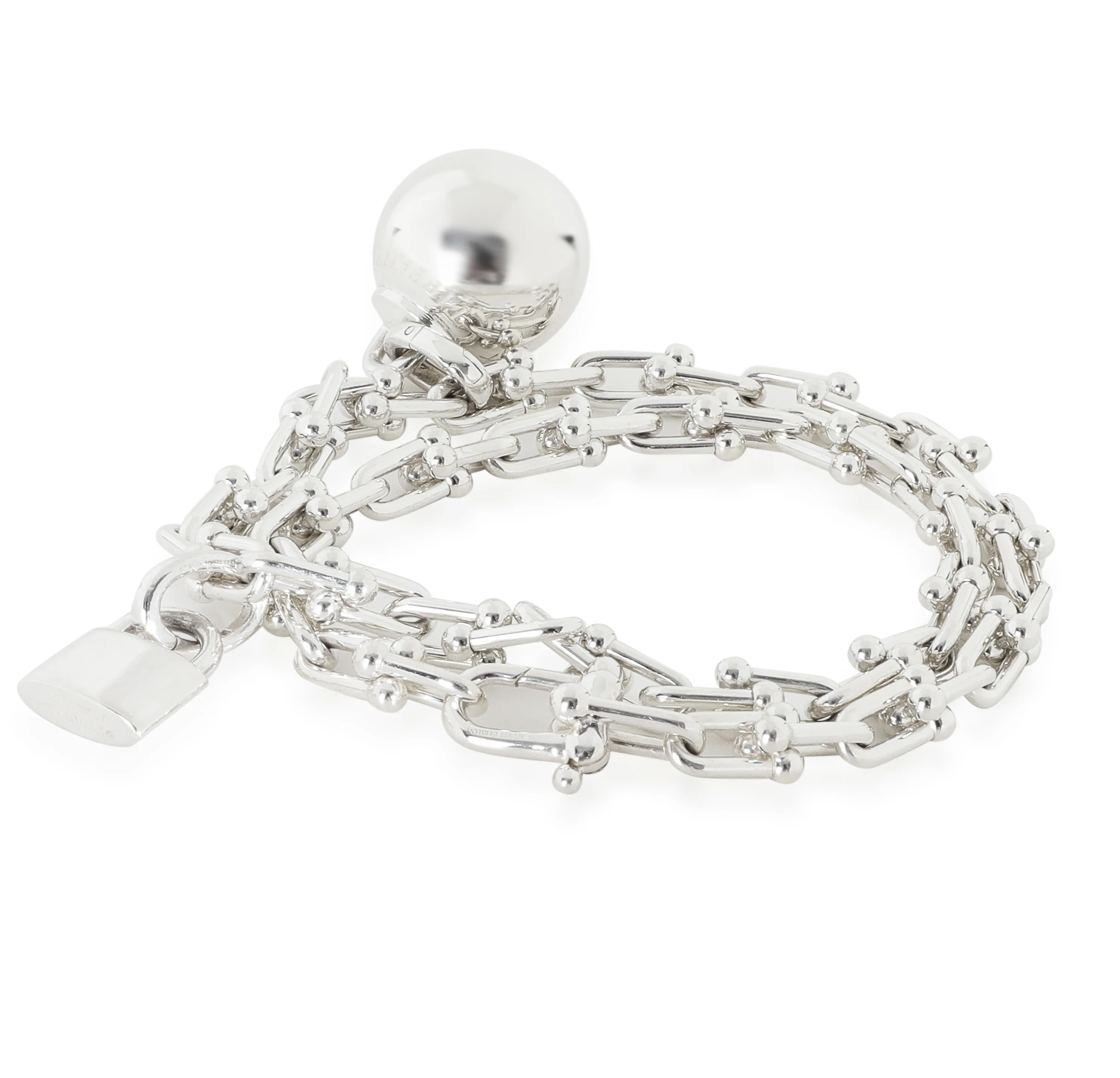 Sterling Silver Small HardWear Wrap Bracelet - Image 3