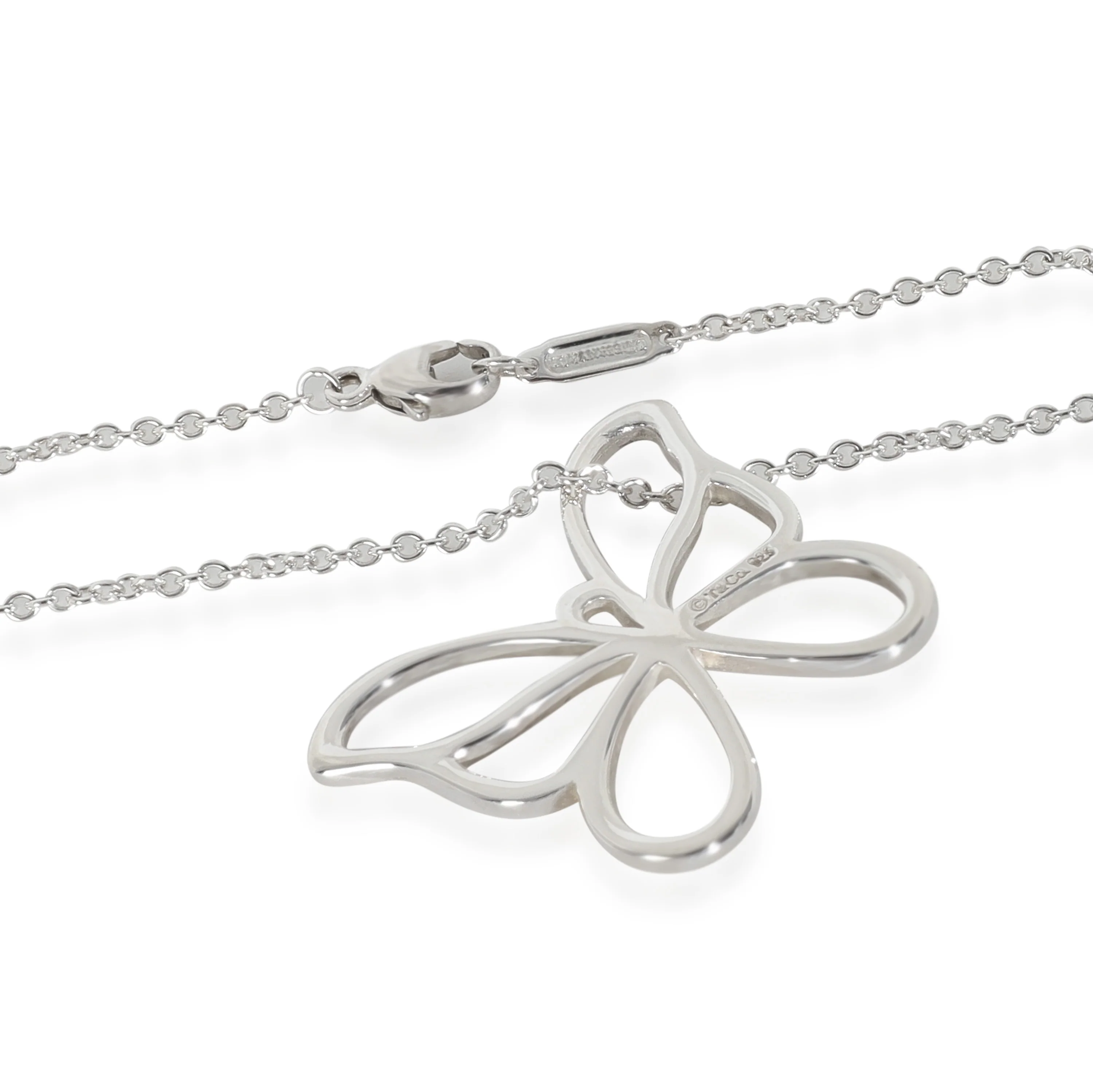 Sterling Silver Butterfly Pendant - Image 3