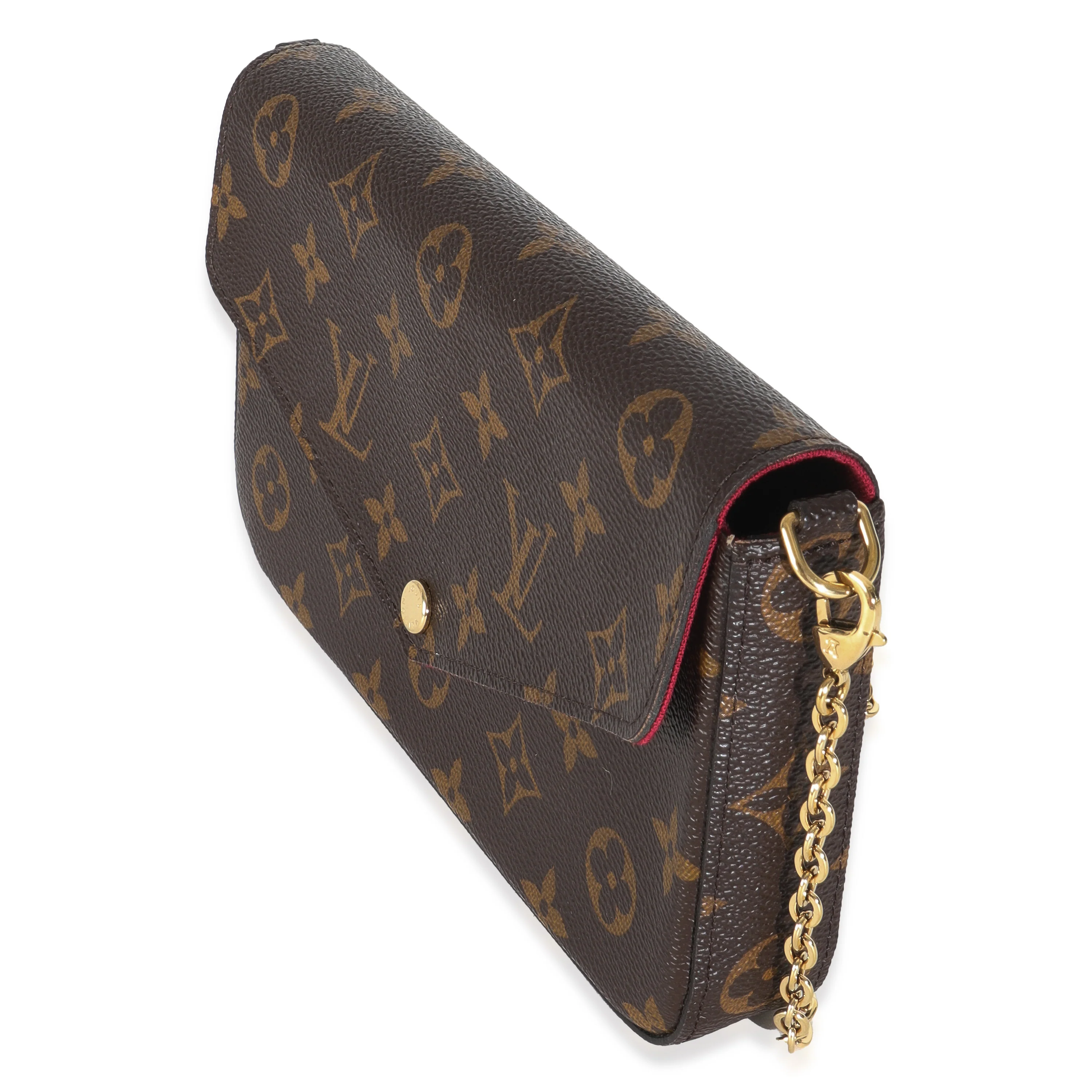 Fuchsia Monogram Canvas Felicie Pochette - Image 2