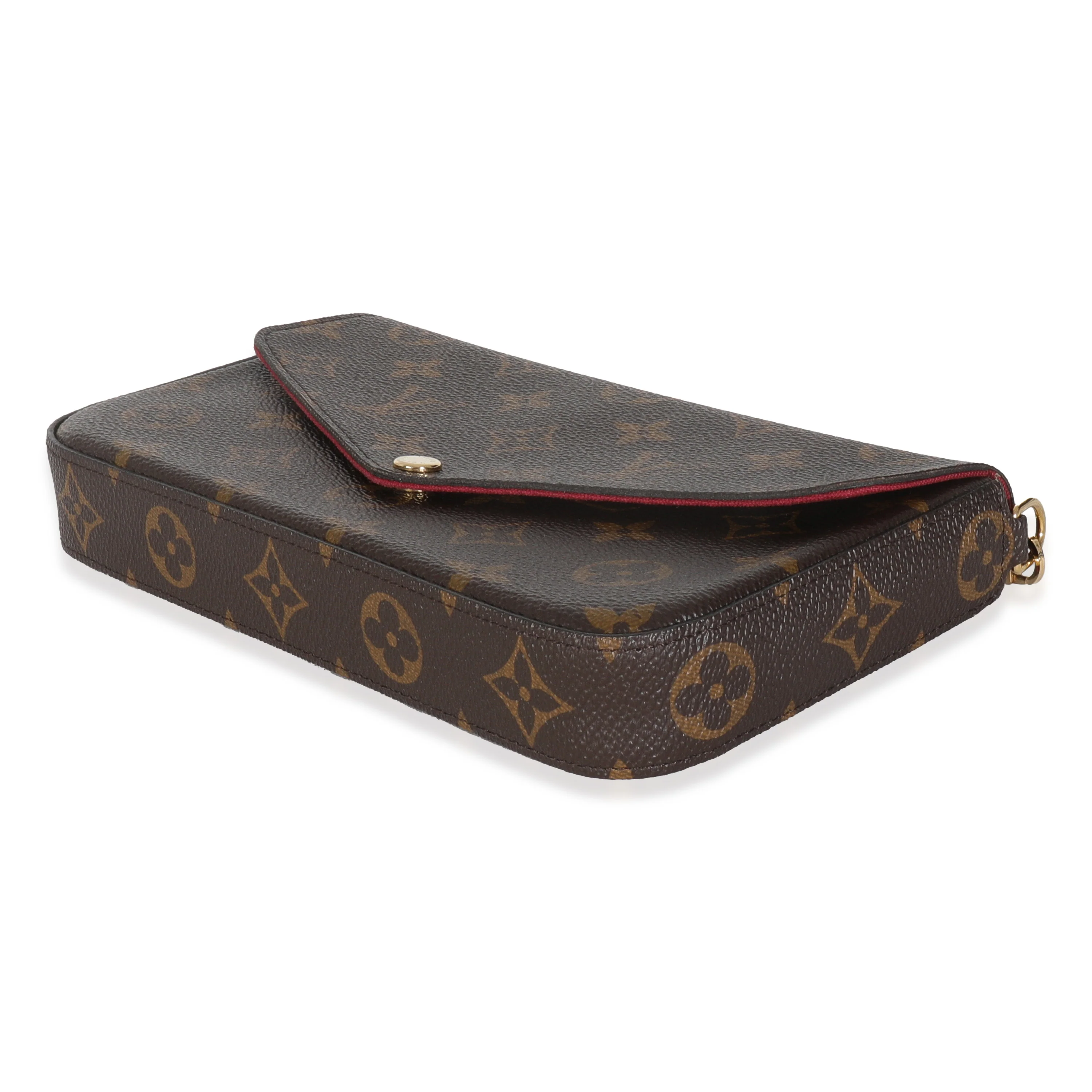 Fuchsia Monogram Canvas Felicie Pochette - Image 6