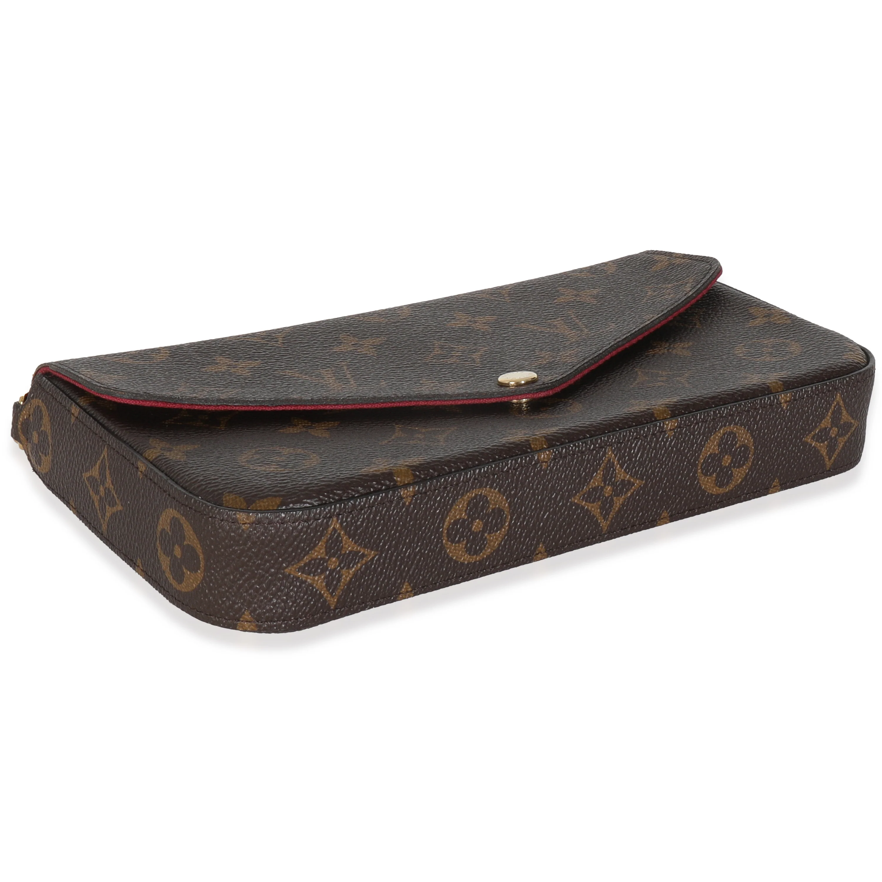 Fuchsia Monogram Canvas Felicie Pochette - Image 7