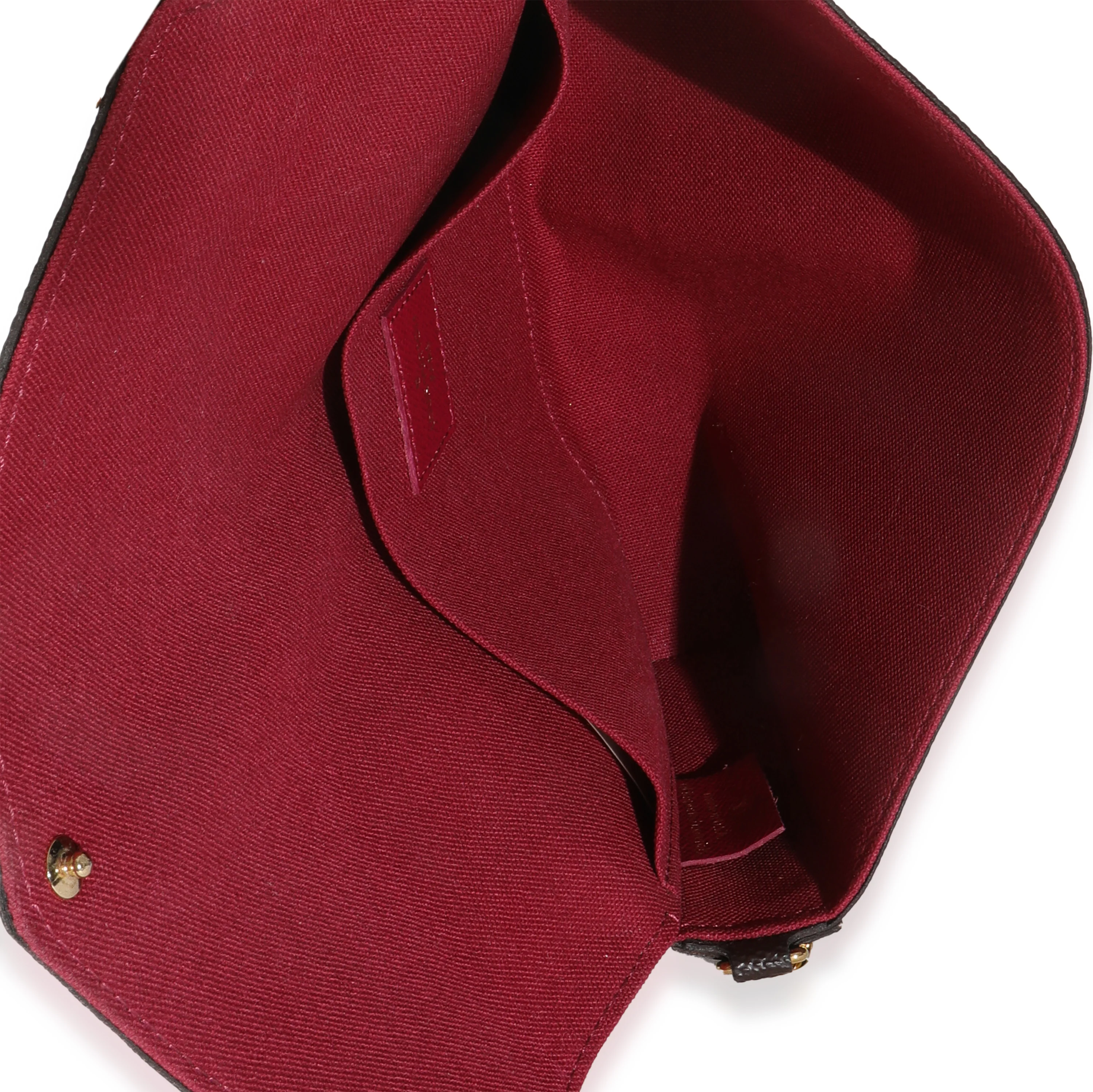 Fuchsia Monogram Canvas Felicie Pochette - Image 8