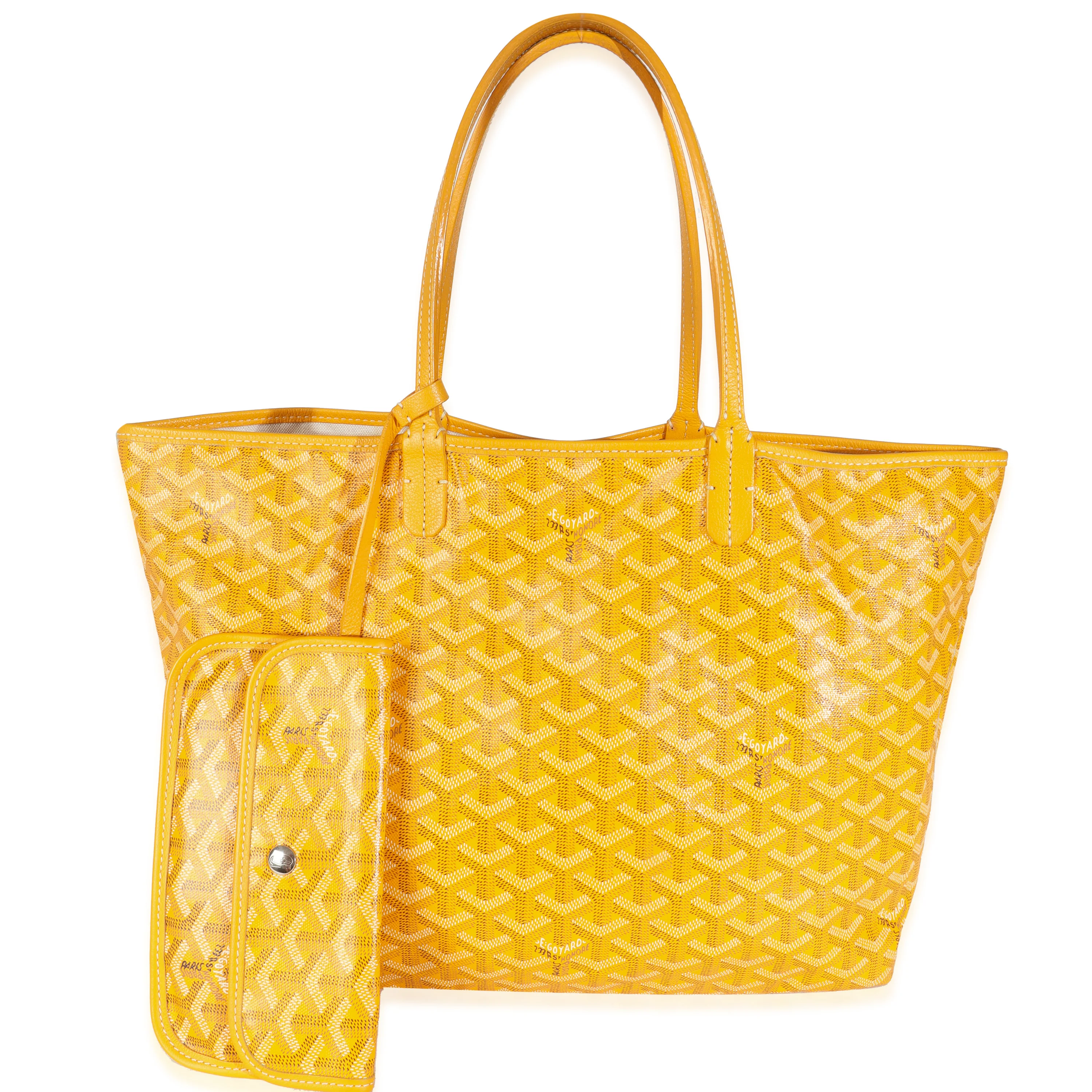 Yellow Goyardine Canvas Saint Louis PM