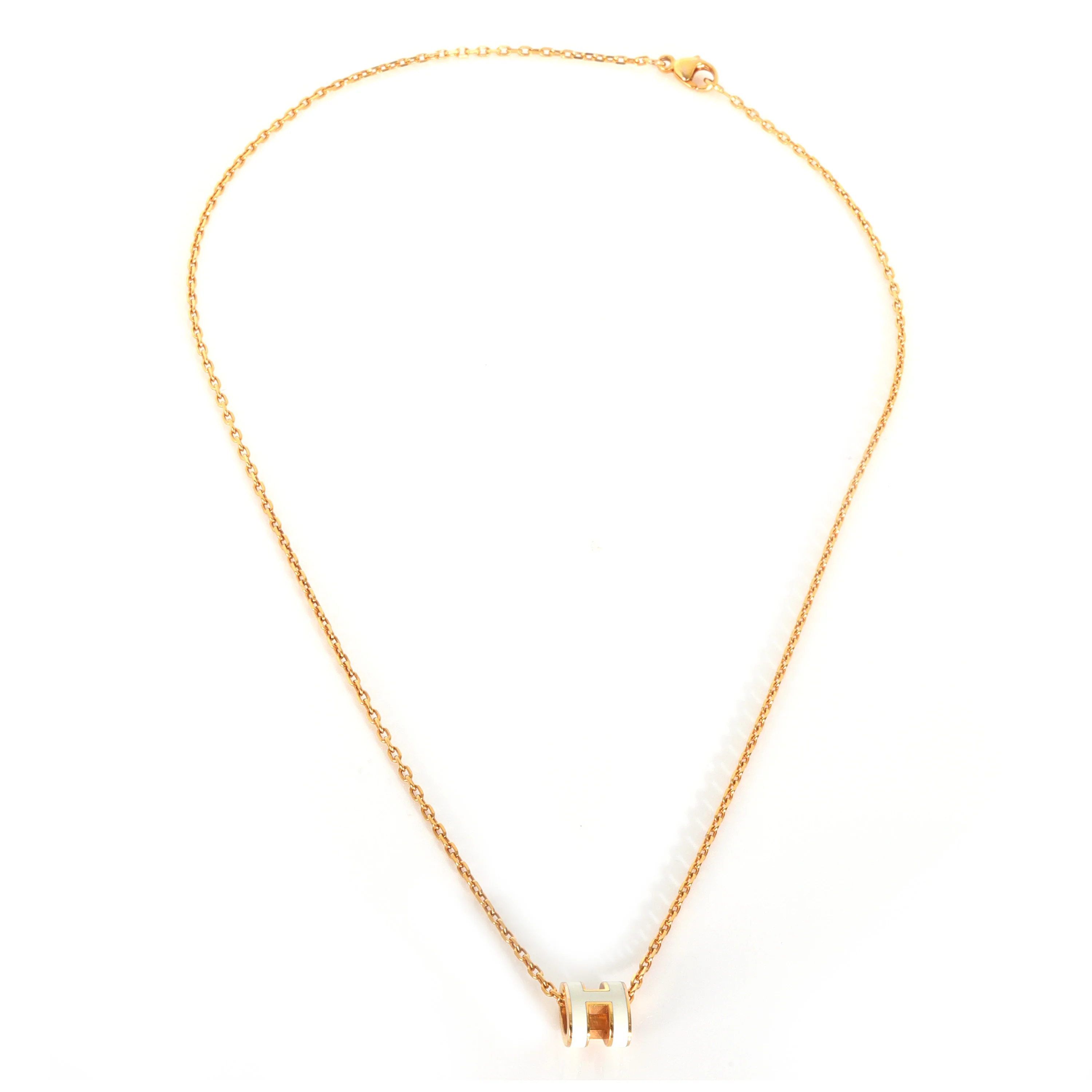 Gold-Plated  Mini Pop H Pendant - Image 2
