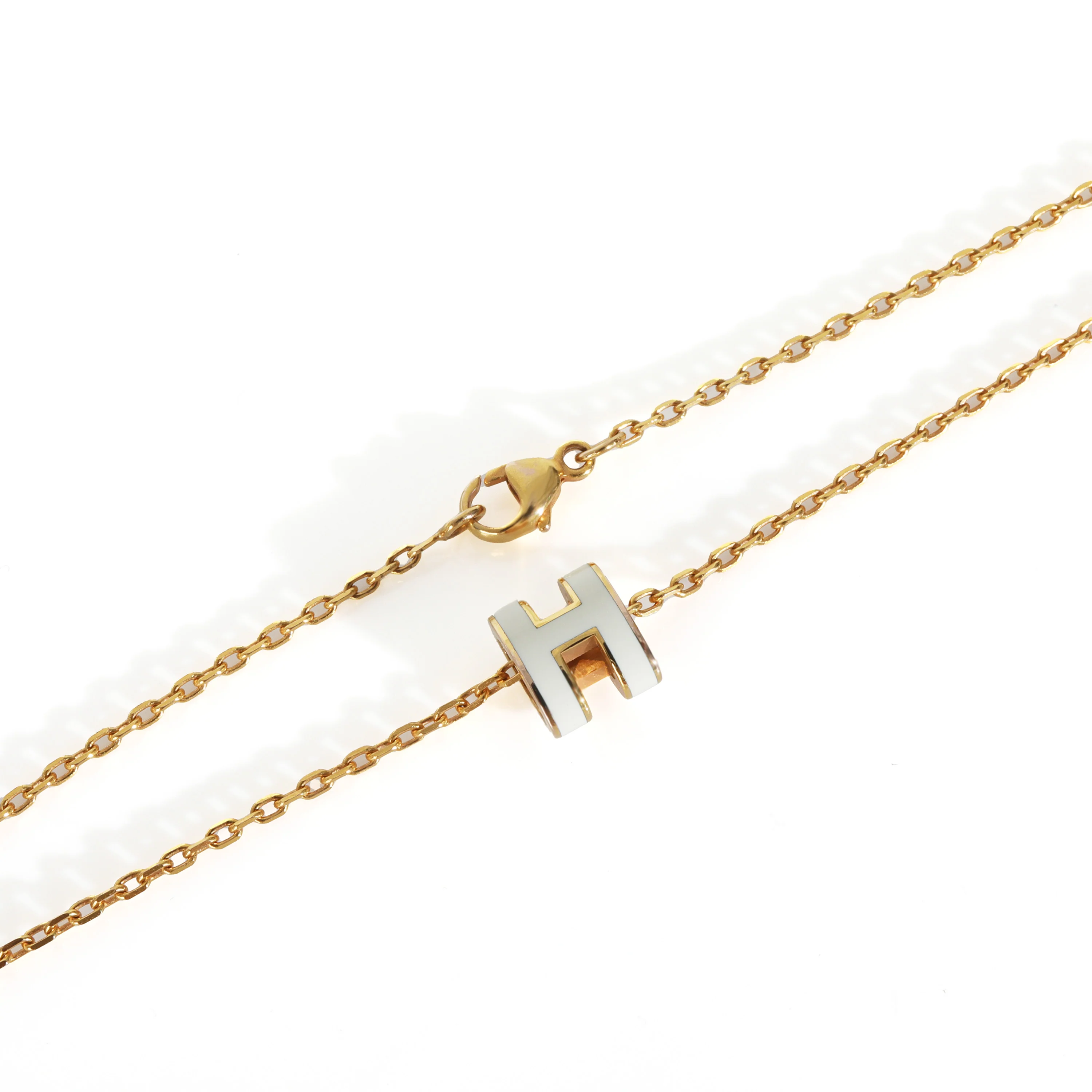 Gold-Plated  Mini Pop H Pendant - Image 3