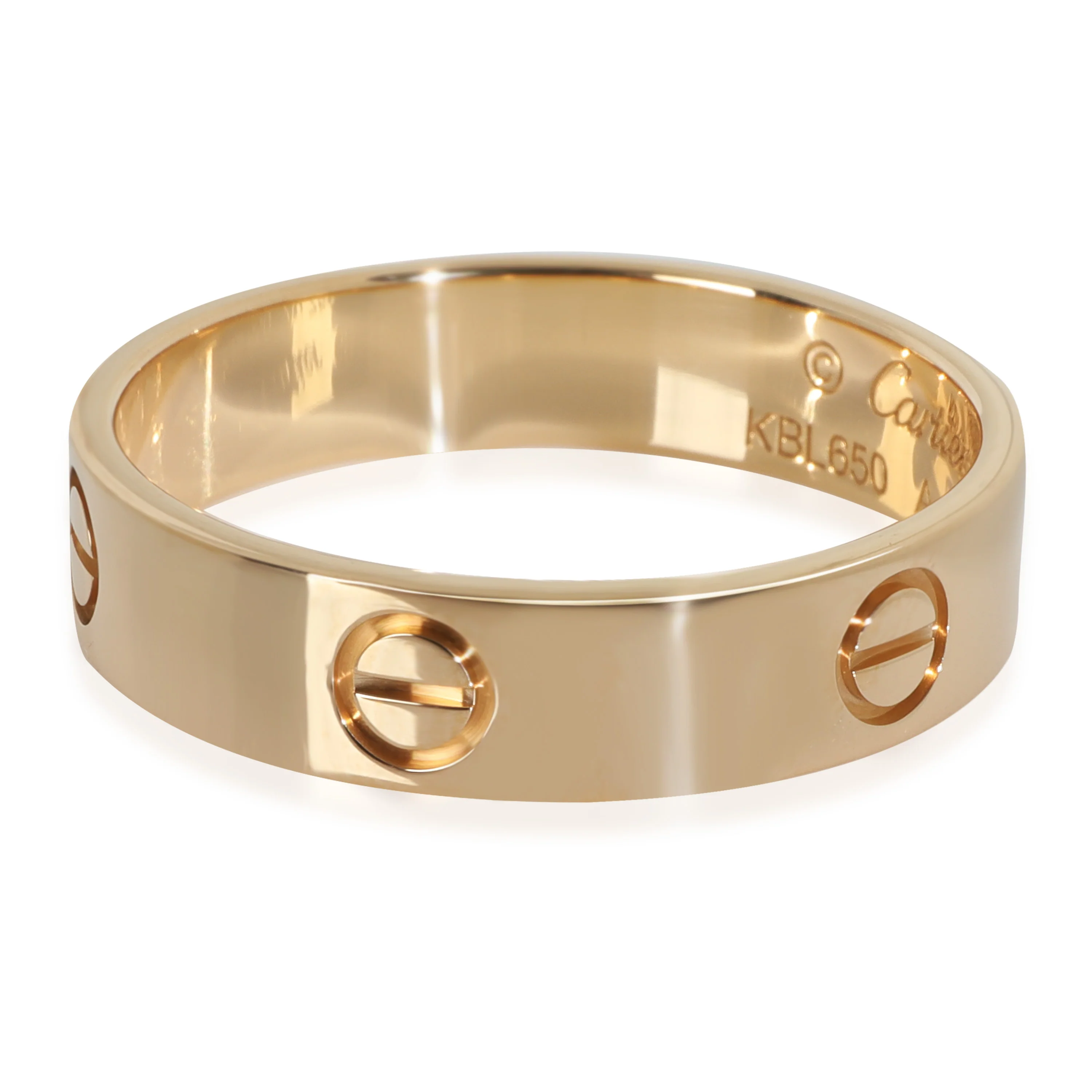 Yellow Gold  Love Ring - Image 3