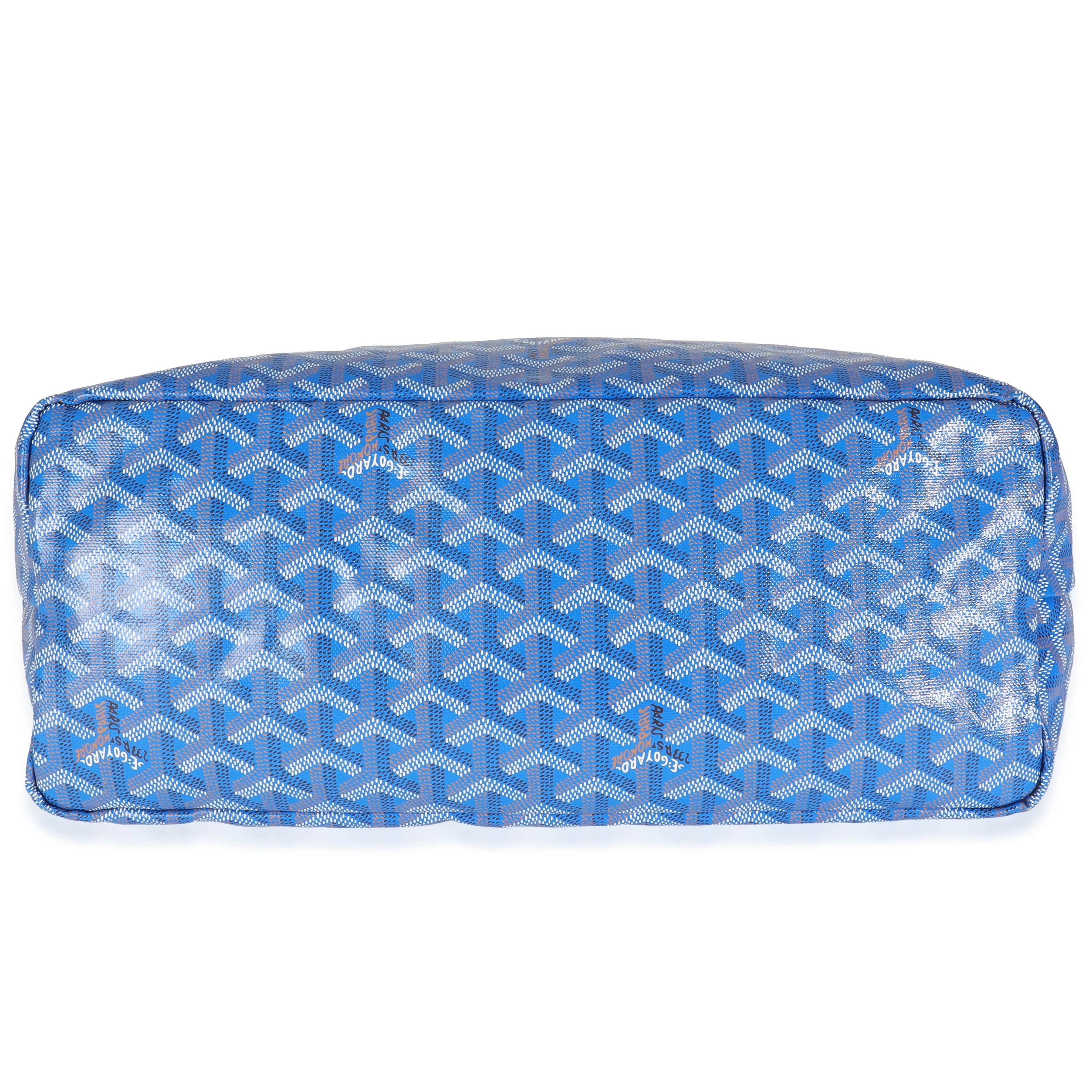 Blue Goyardine Canvas Saint Louis PM - Image 5
