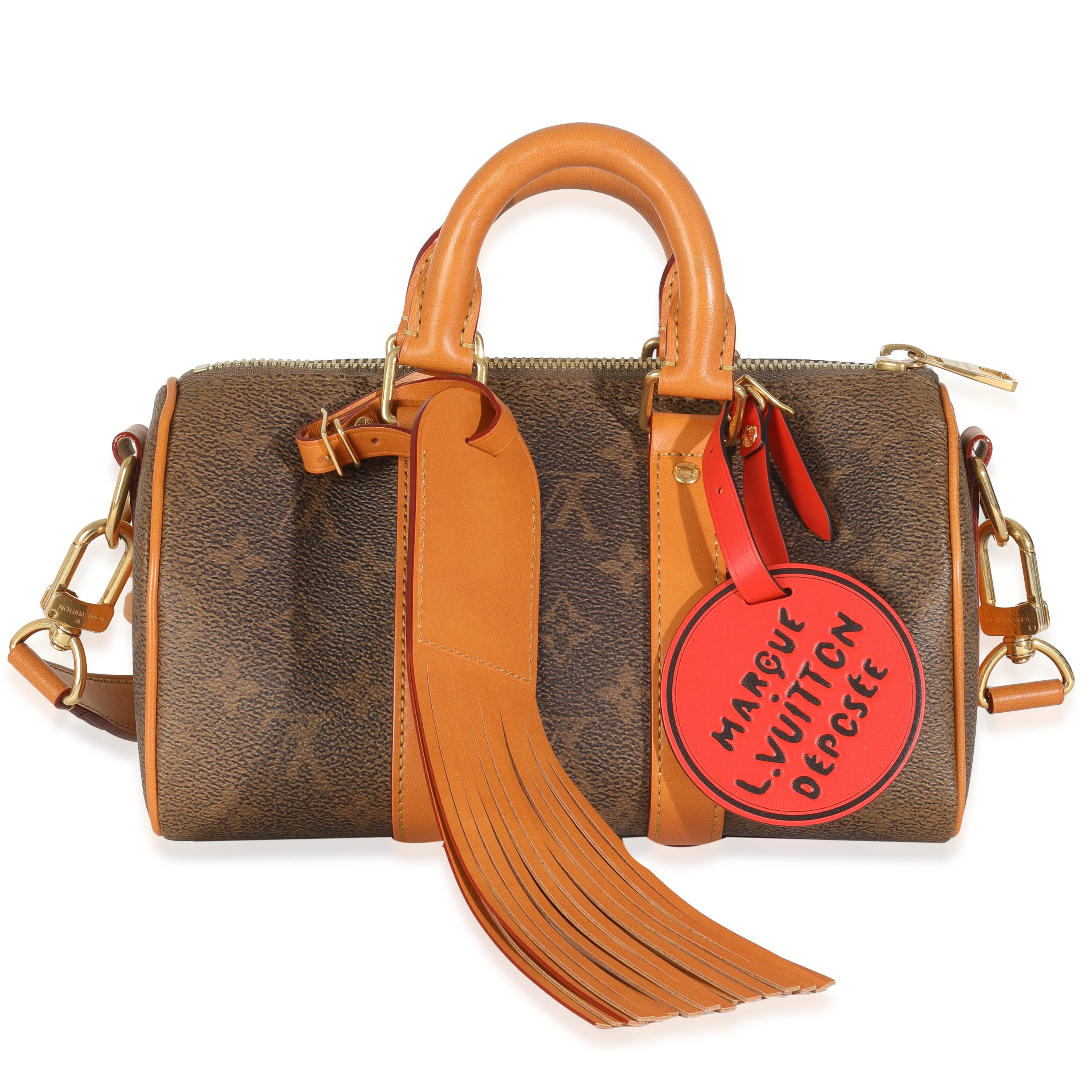 Monogram Dust Canvas Keepall Bandouliere 25 - Image 2