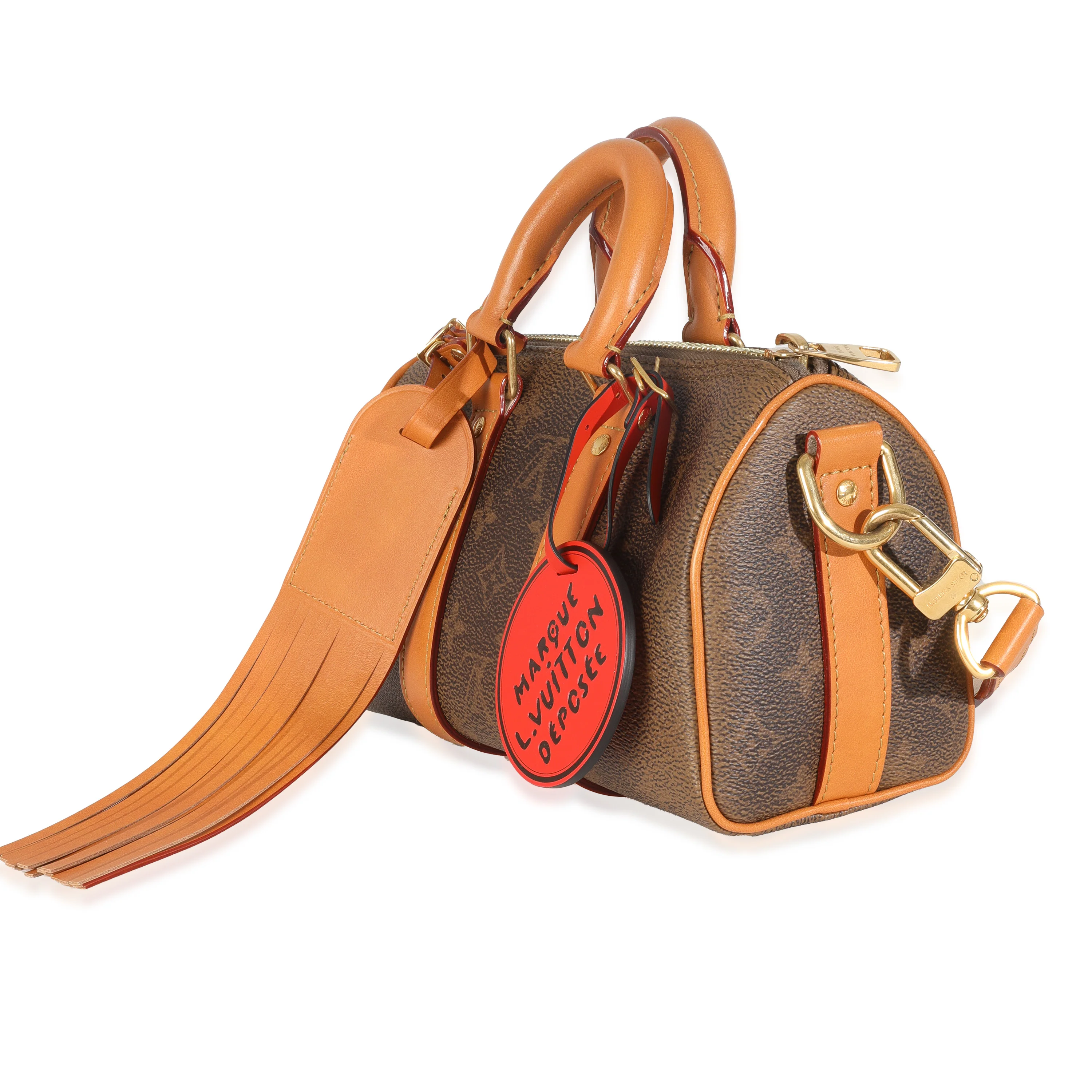 Monogram Dust Canvas Keepall Bandouliere 25 - Image 3