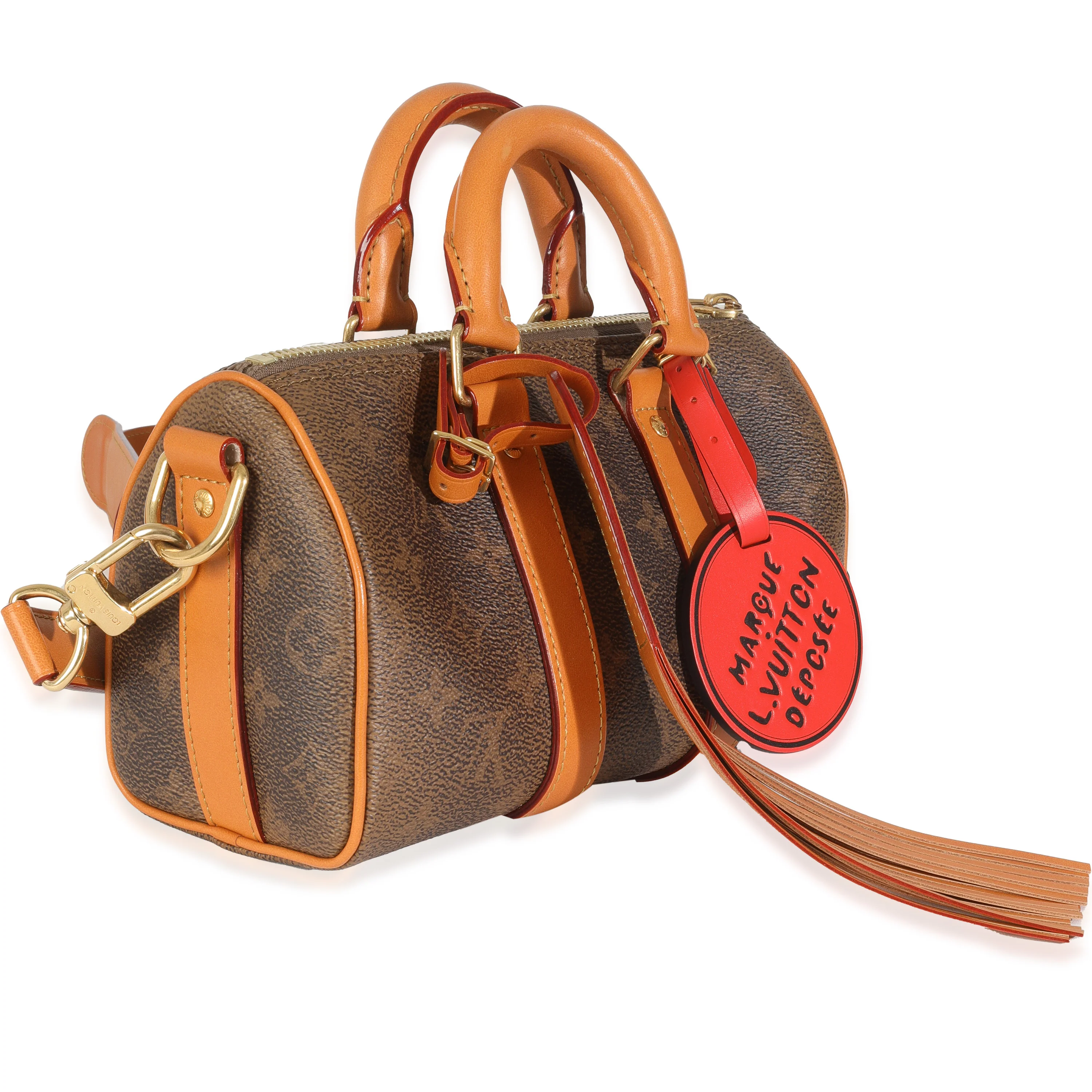Monogram Dust Canvas Keepall Bandouliere 25 - Image 4