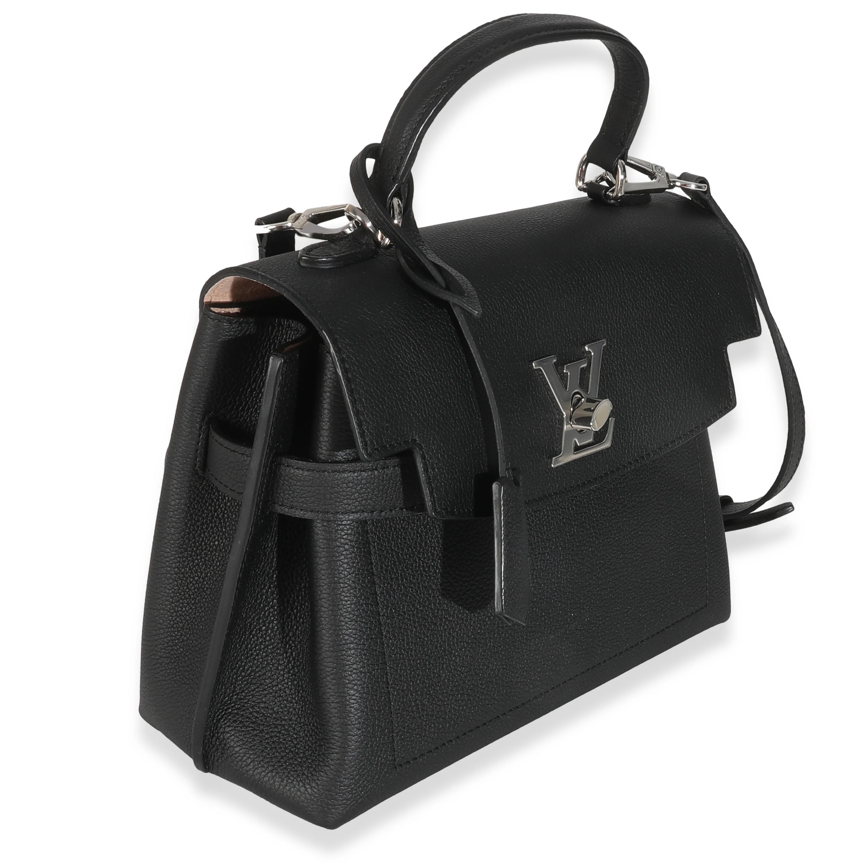Black Calfskin Lockme Ever BB - Image 3