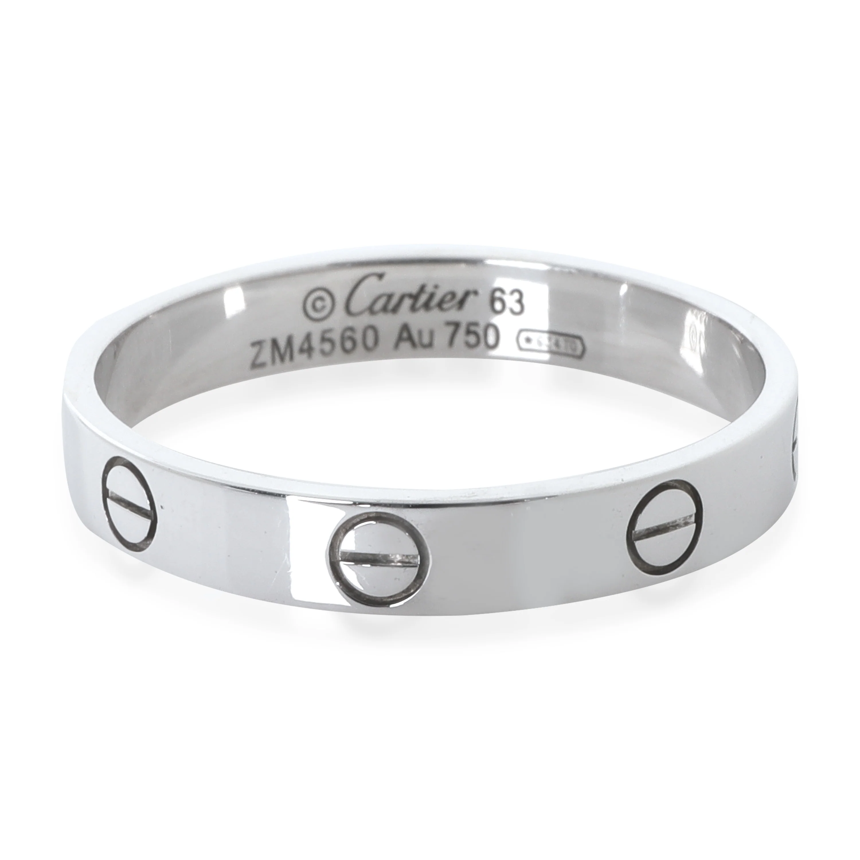 White Gold  Small Model Love Ring