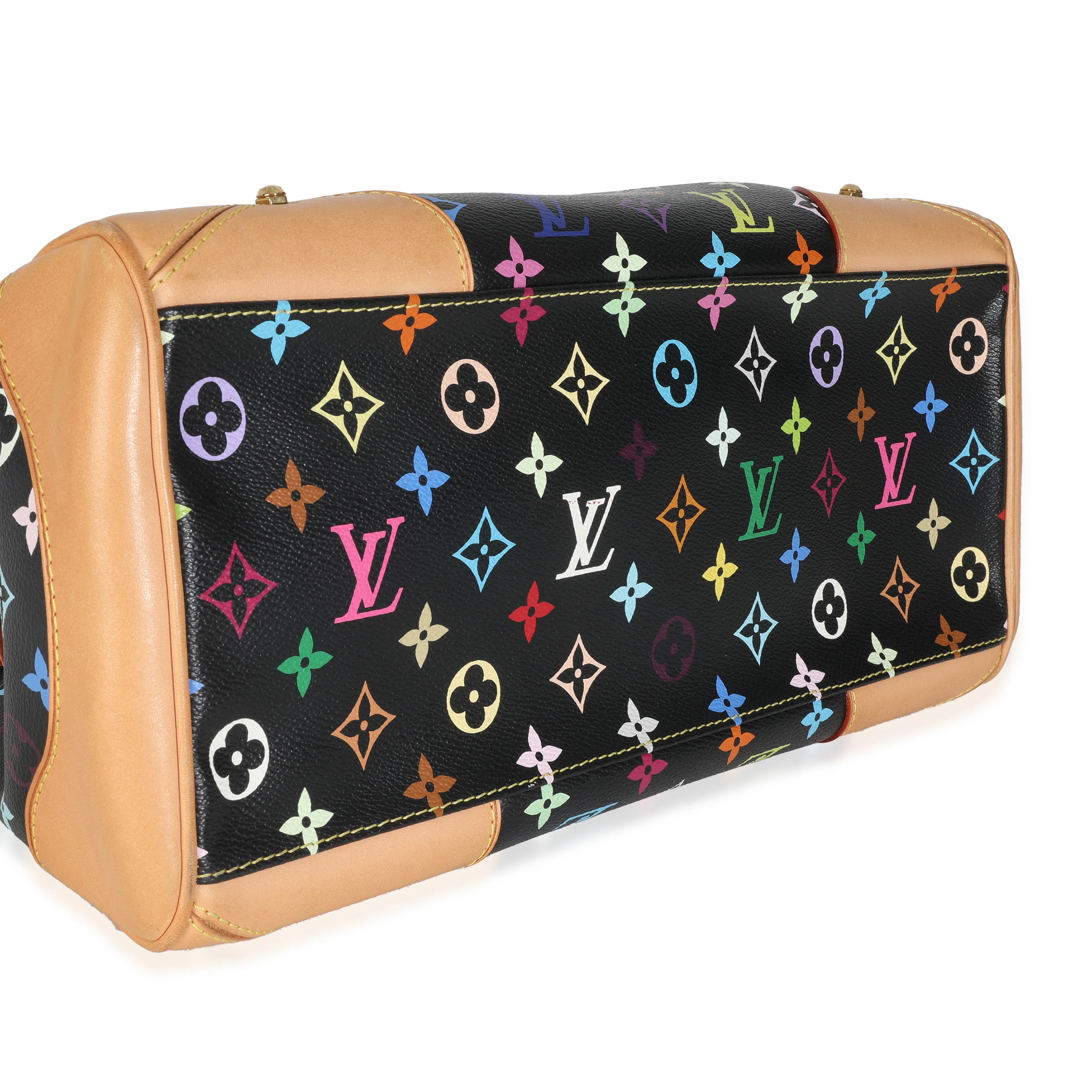 Black Monogram Multicolor Canvas Claudia - Image 6