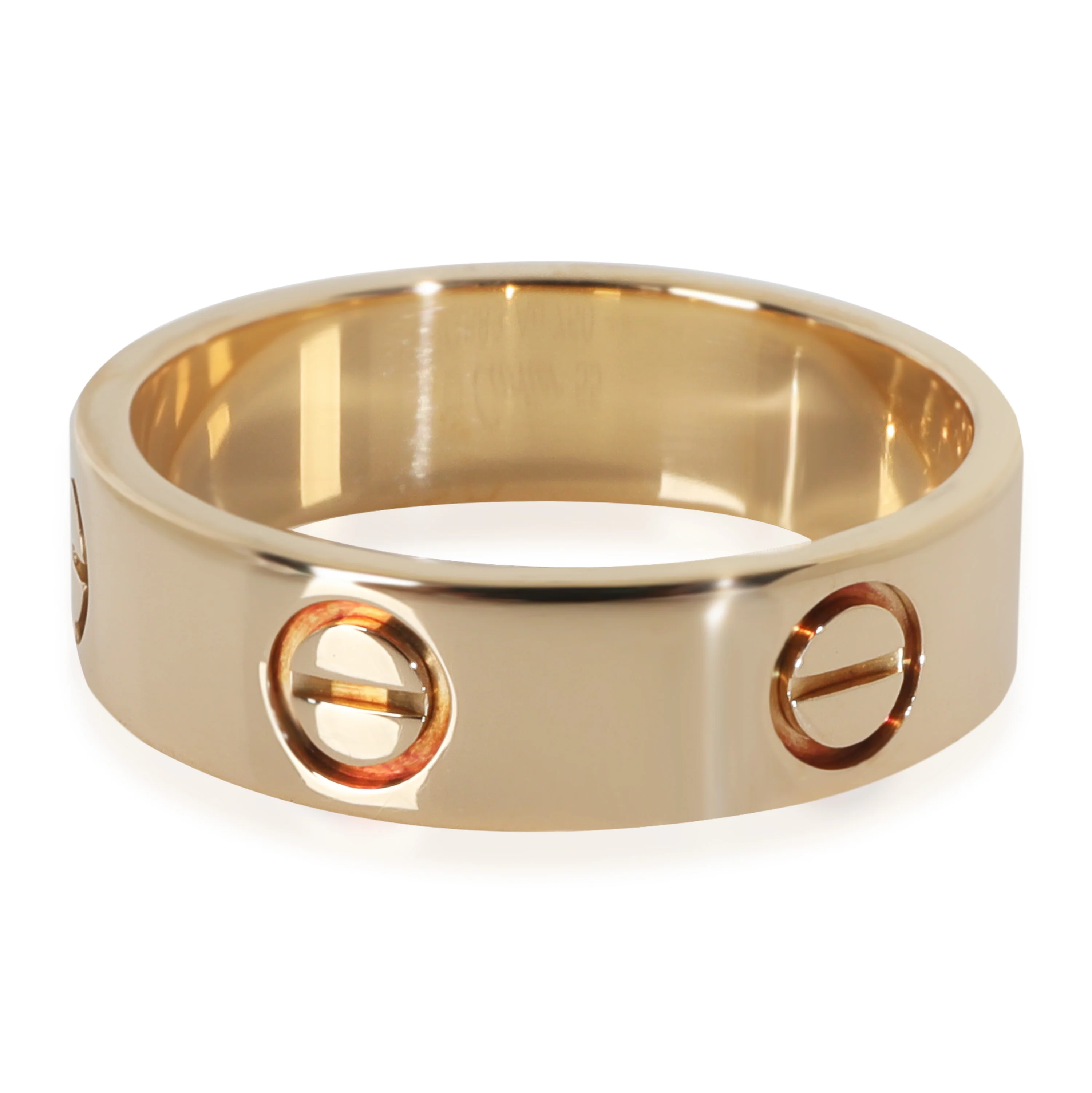 Yellow Gold  Love Ring - Image 3