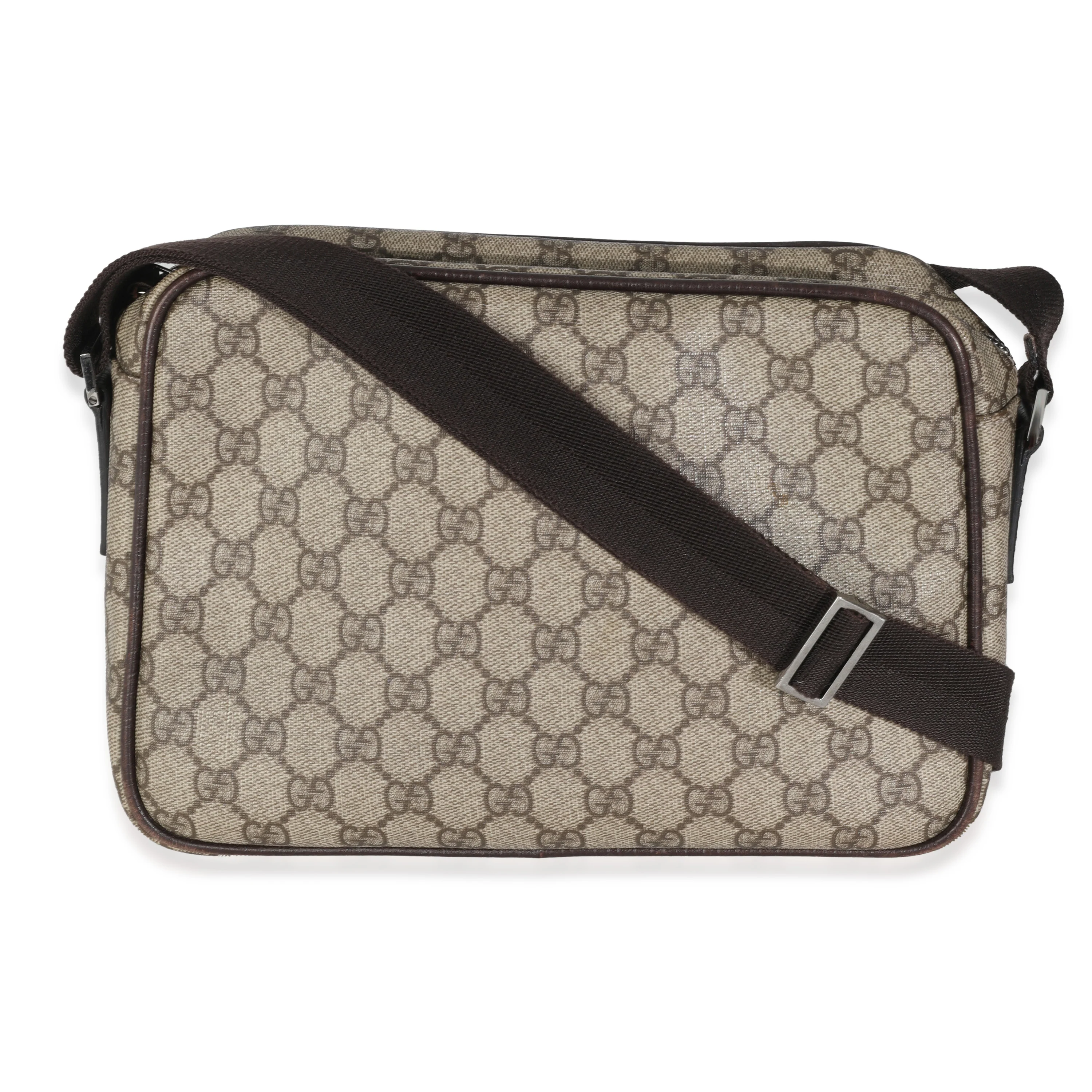 Beige GG Supreme Canvas Small Camera Messenger Bag - Image 4