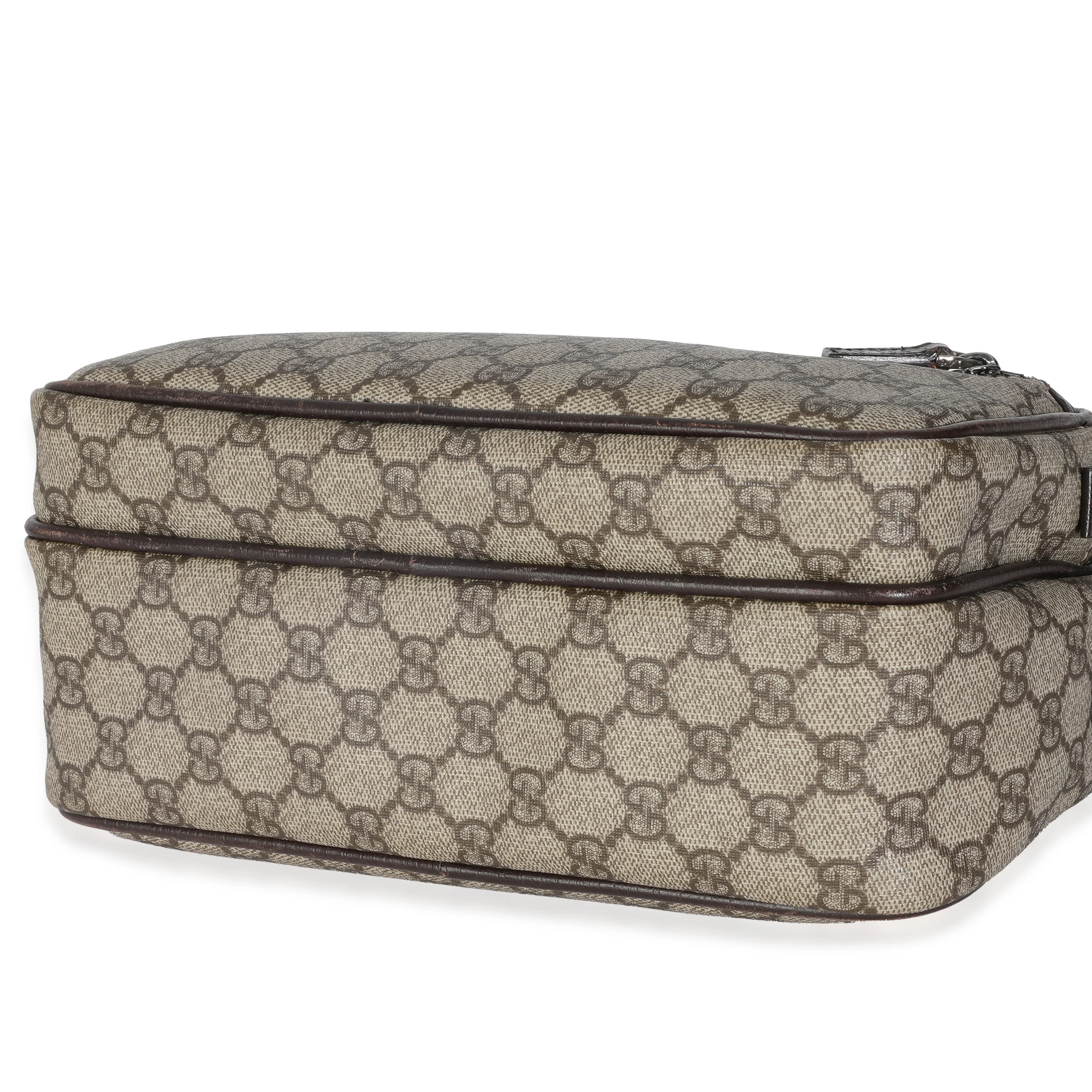Beige GG Supreme Canvas Small Camera Messenger Bag - Image 7