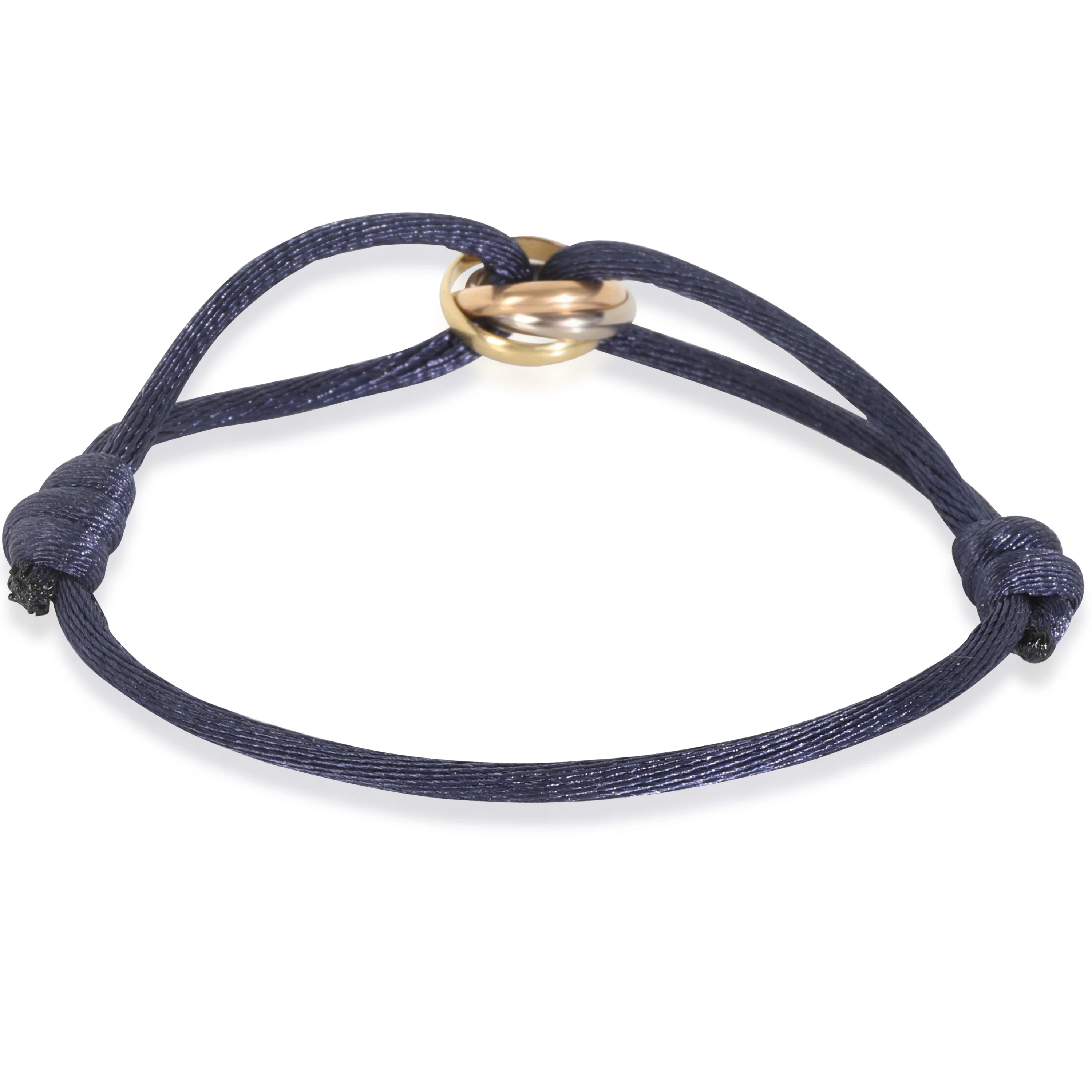 3-Tone Gold  Trinity Bracelet - Image 4