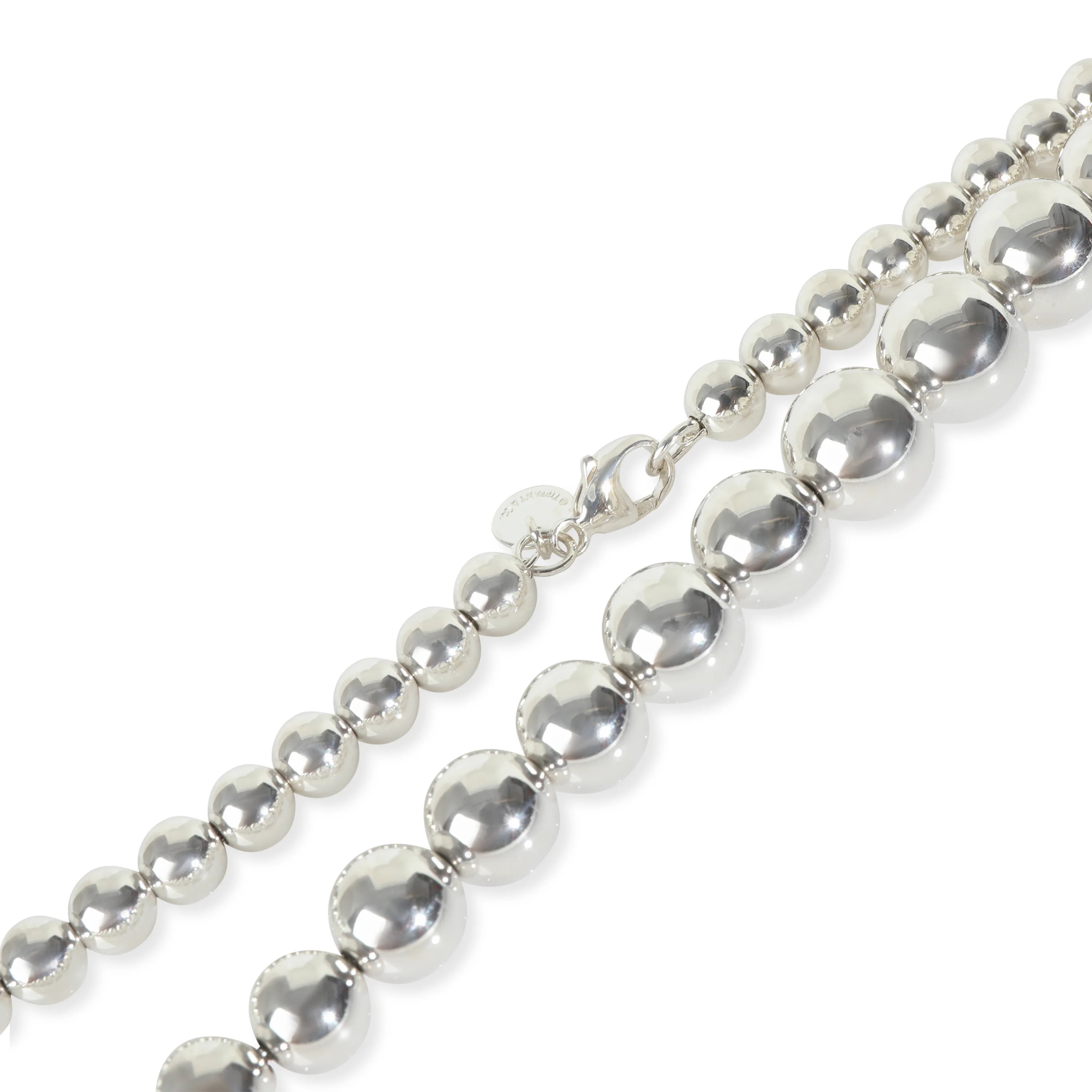 Sterling Silver HardWear Graduated Ball Necklace - Image 2