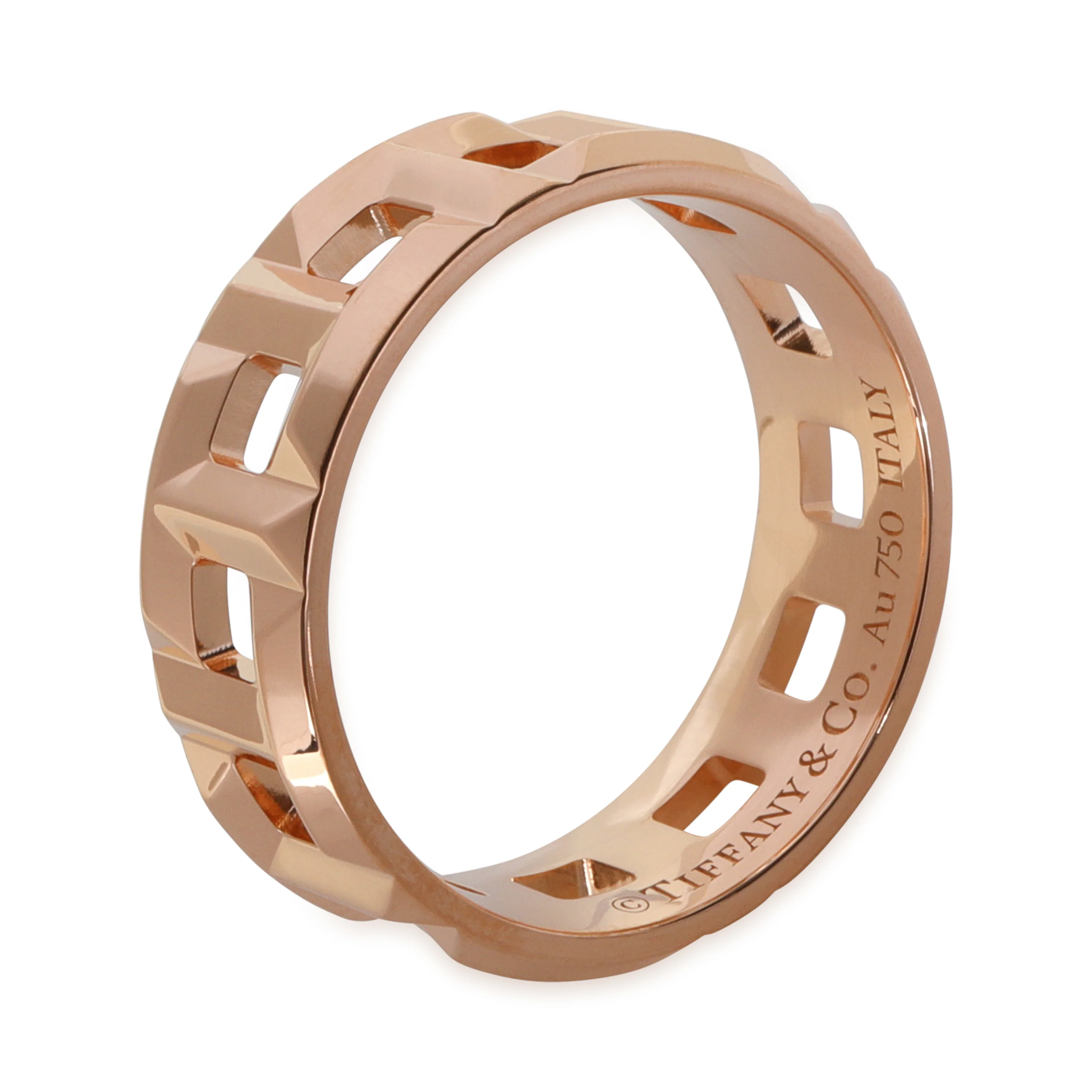 Rose Gold Tiffany T True 8mm Ring - Image 3