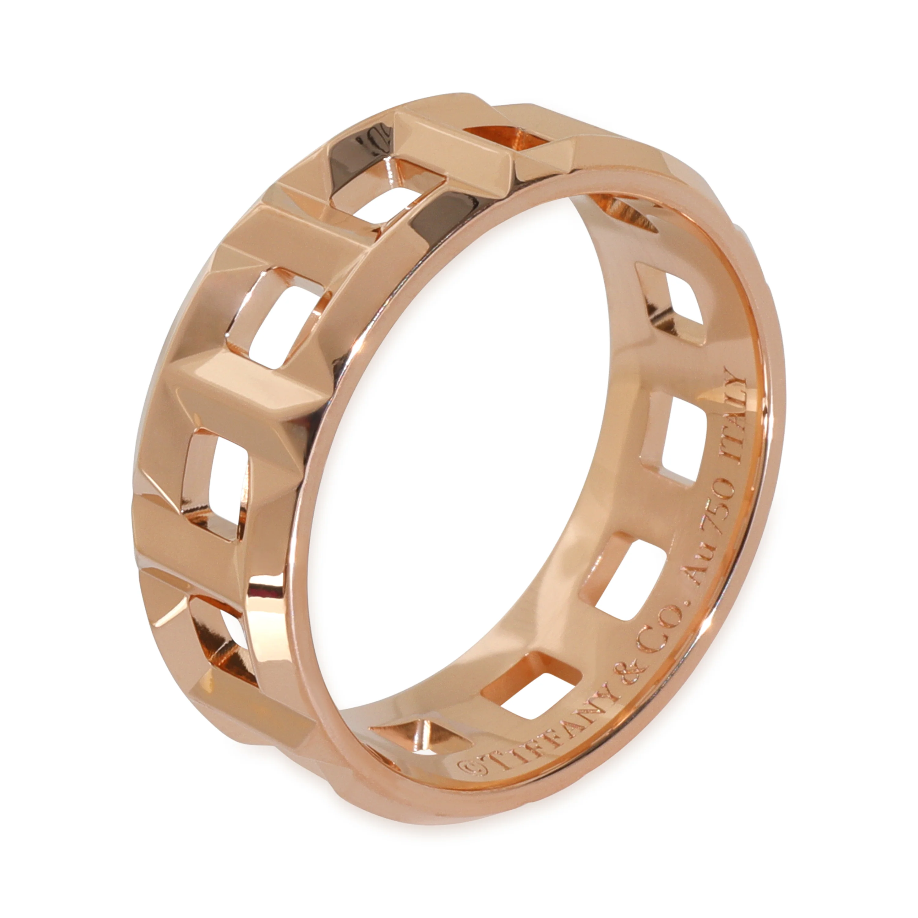 Rose Gold Tiffany T True 8mm Ring - Image 4
