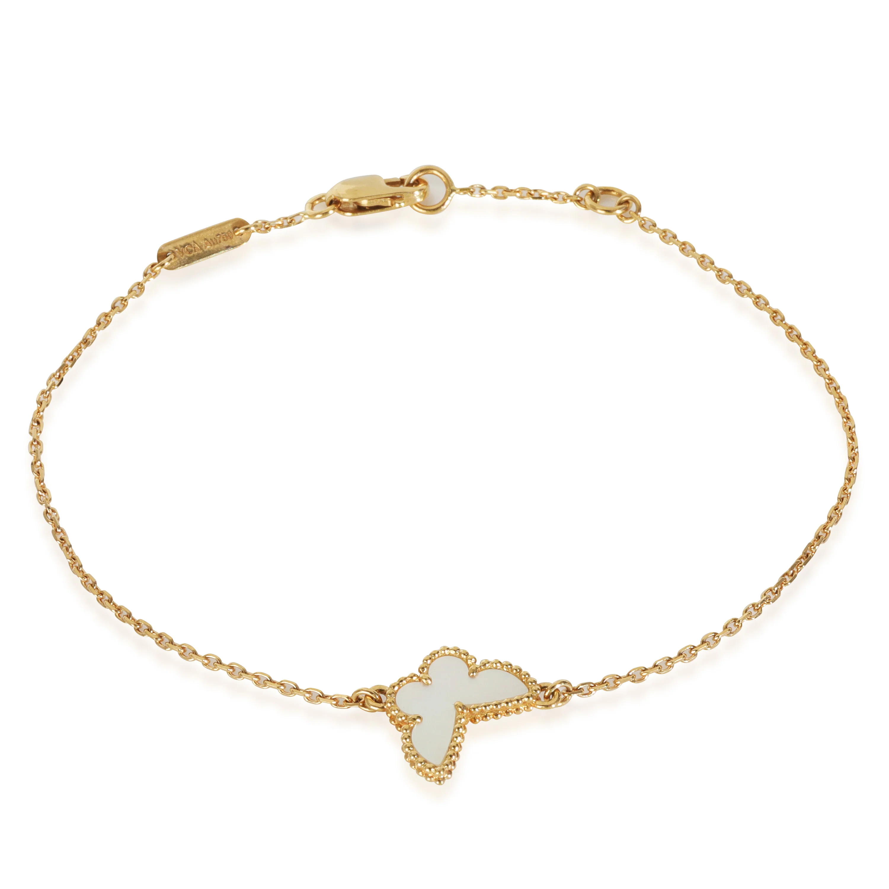 Yellow Gold Sweet Butterflies Bracelet