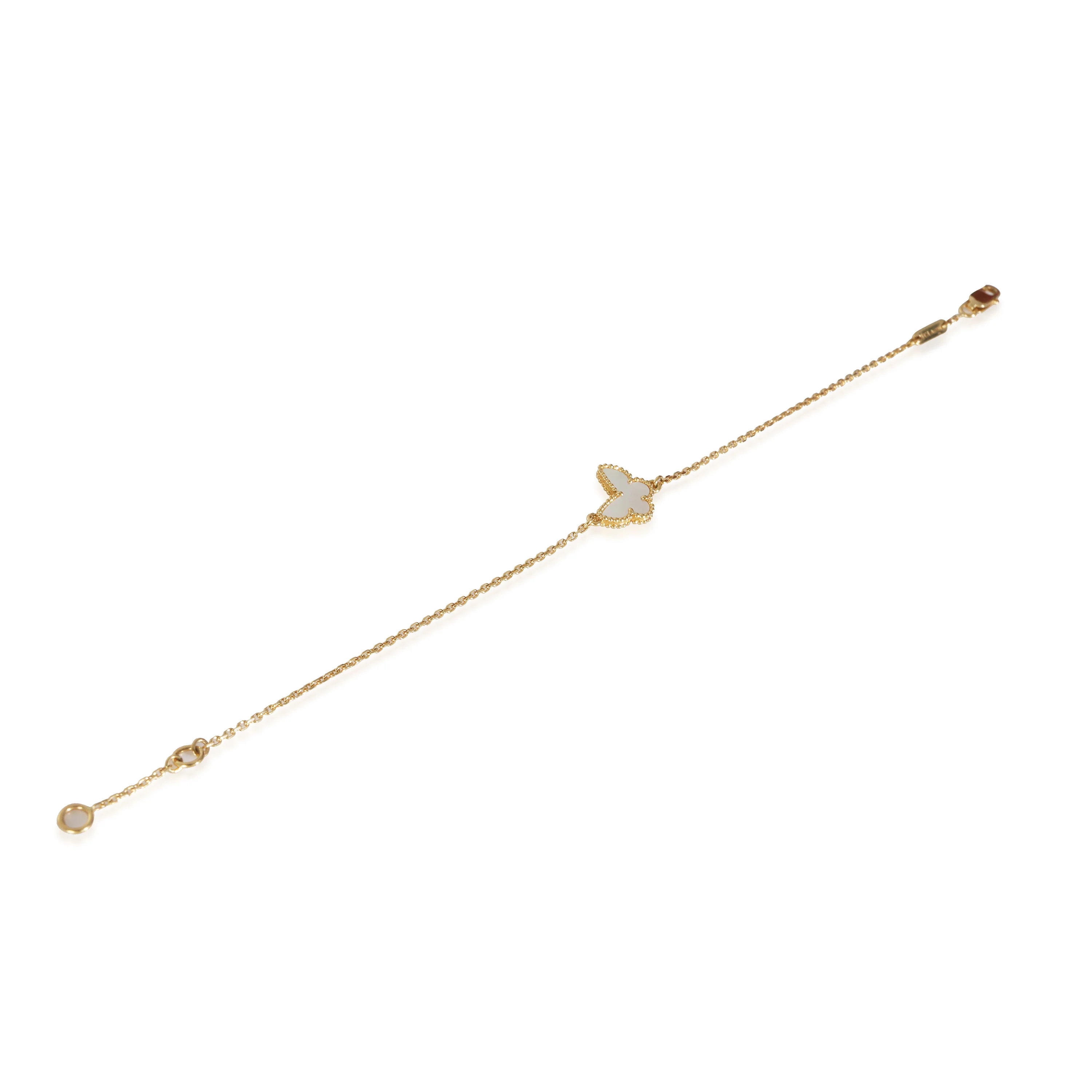 Yellow Gold Sweet Butterflies Bracelet - Image 3