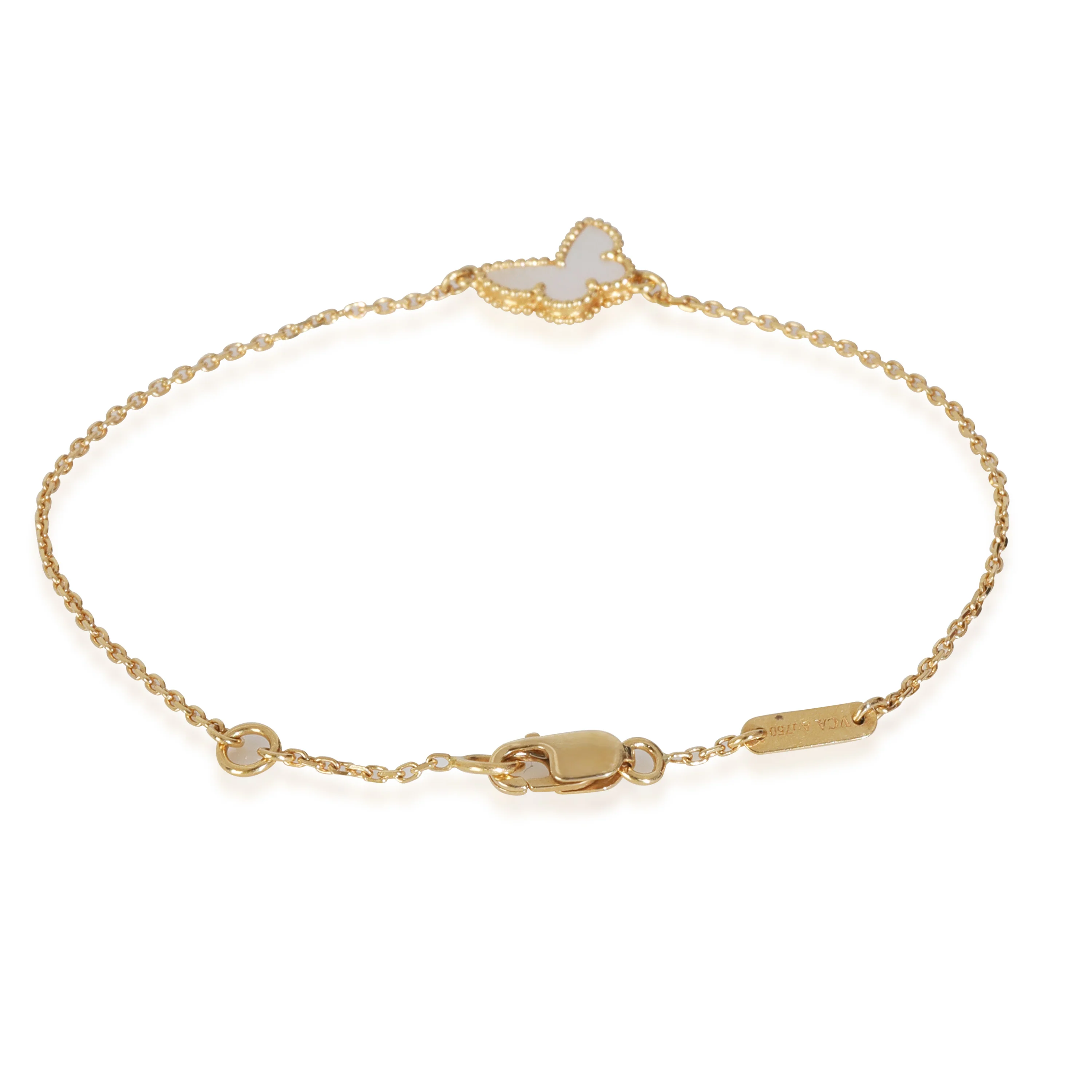Yellow Gold Sweet Butterflies Bracelet - Image 4