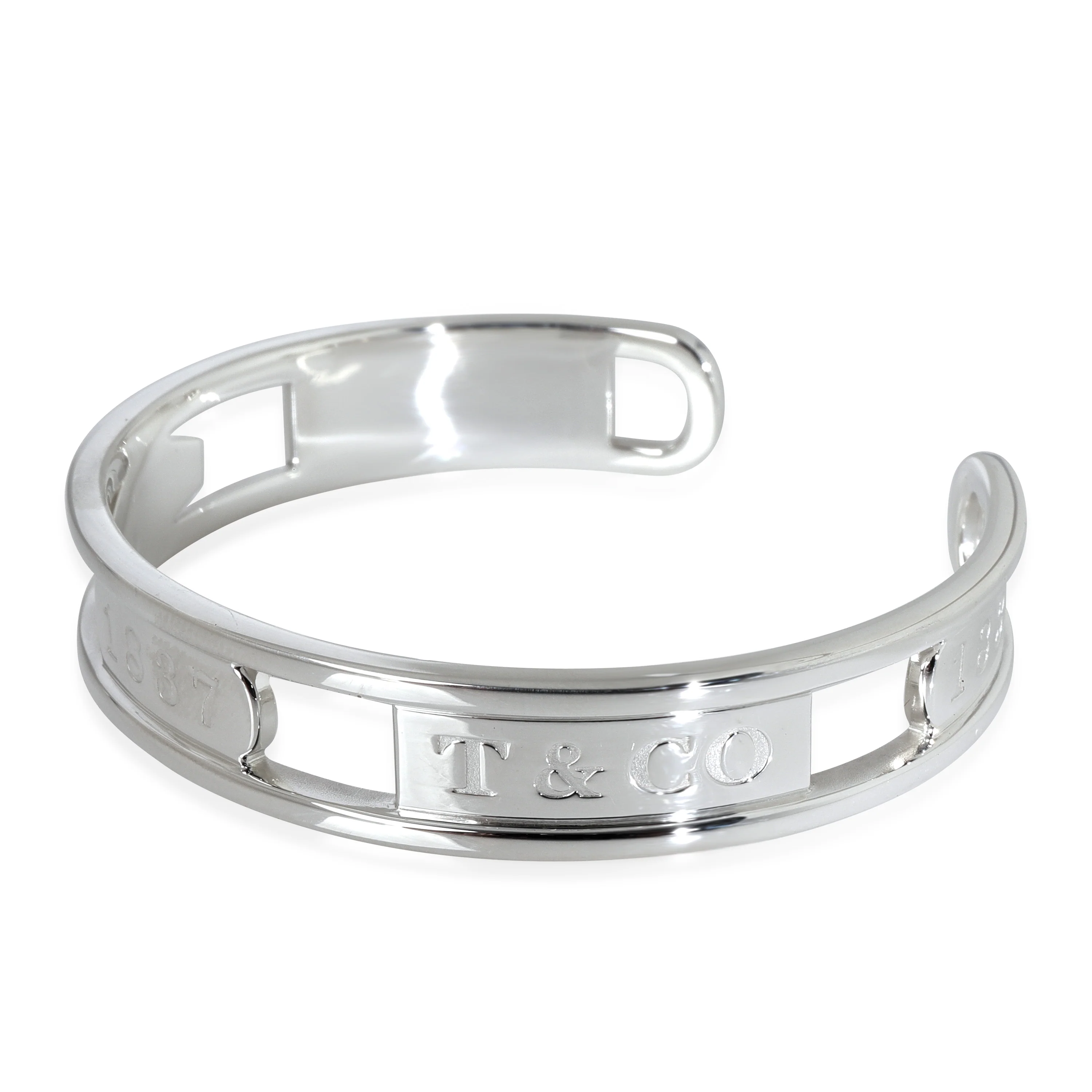 Sterling Silver  1837 Cuff Bracelet - Image 2