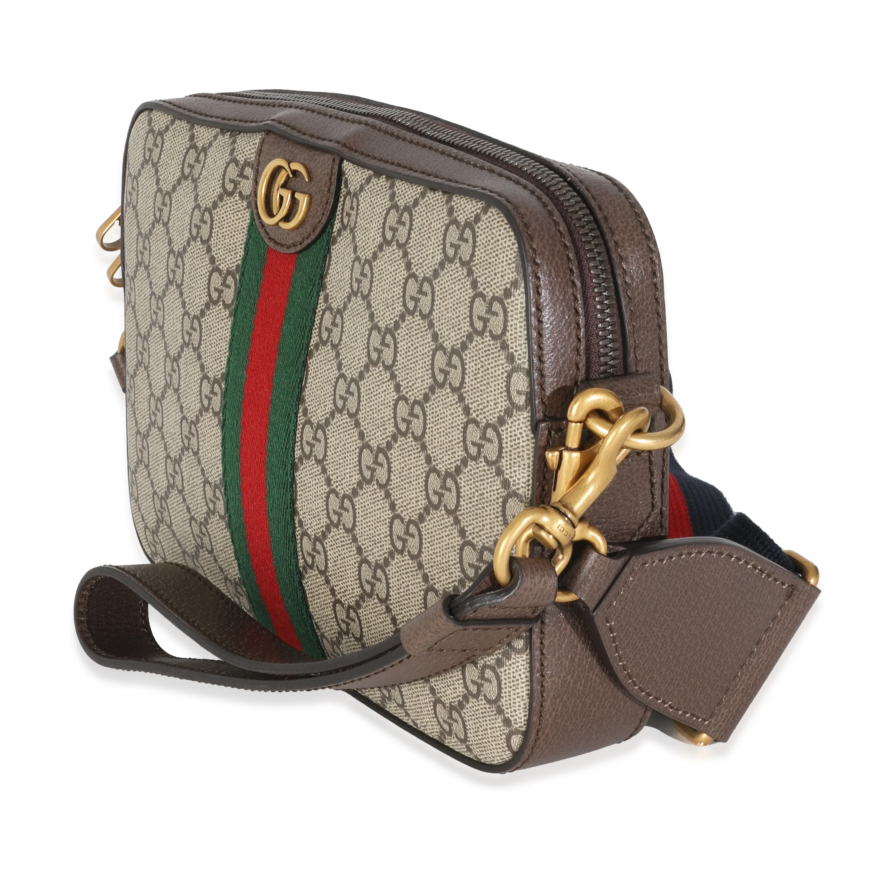 Beige GG Supreme Canvas Ophidia Crossbody - Image 2