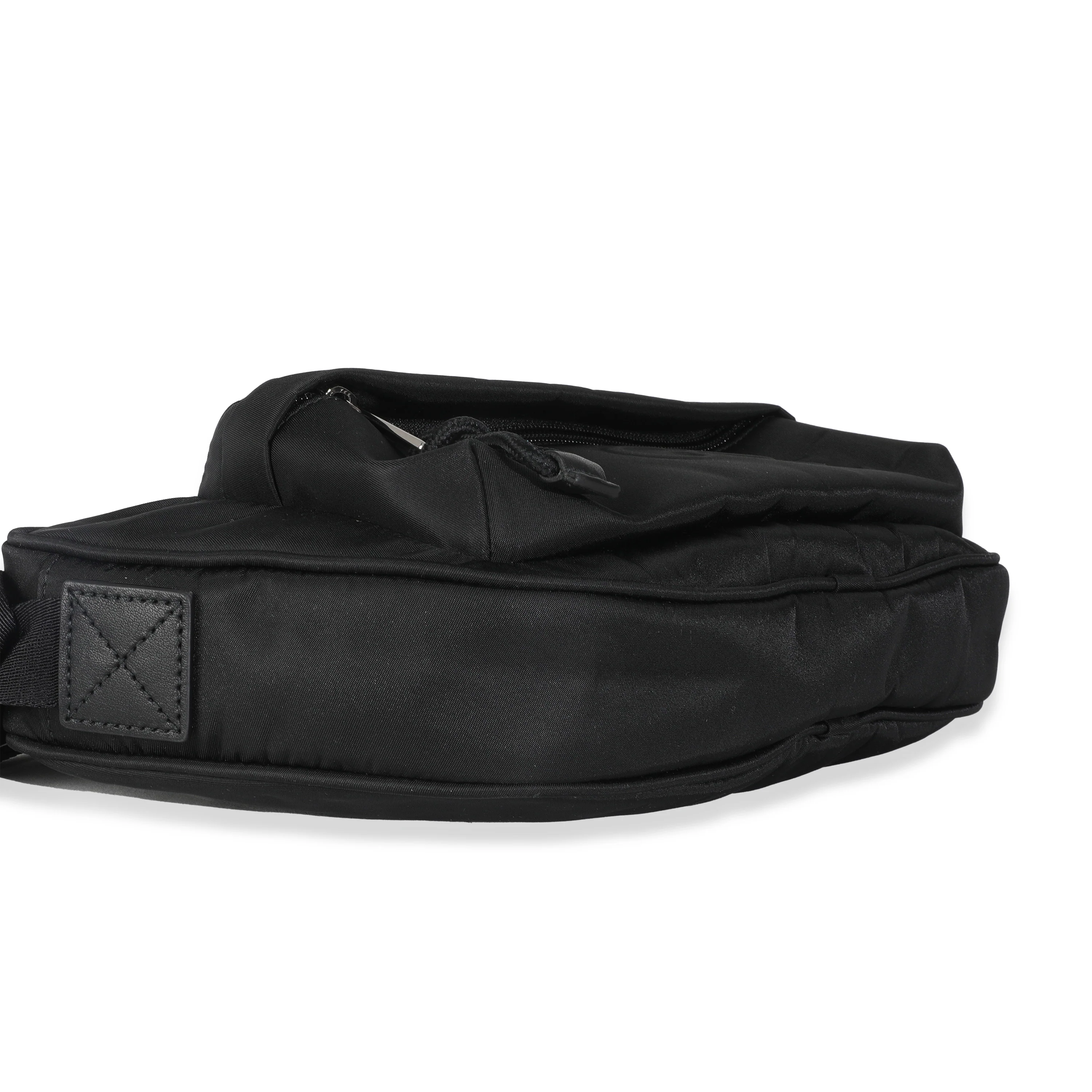 Black Nylon Logo Large Slingbag - Image 8