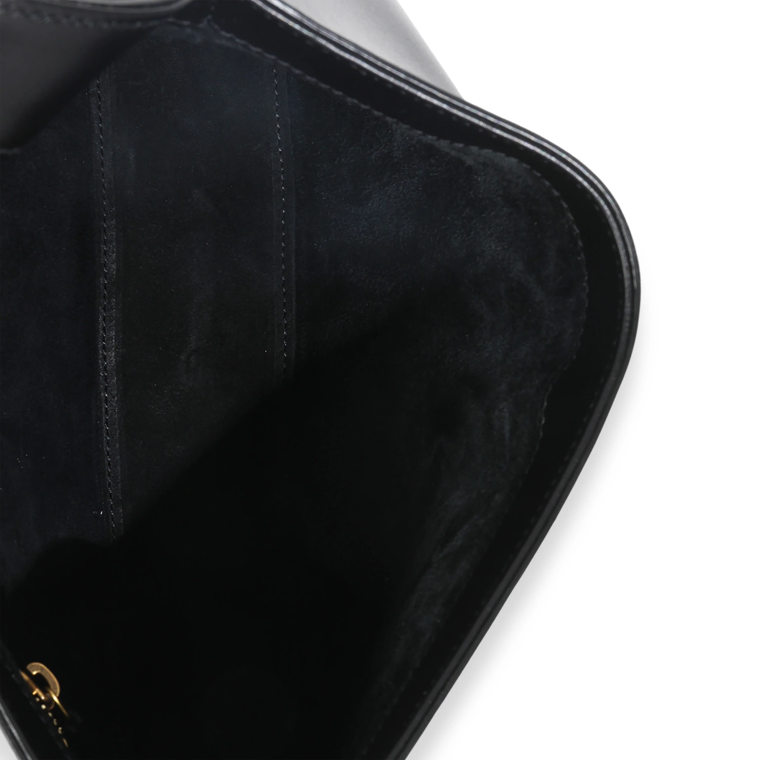 Black Smooth Leather Le 5 a 7 Hobo - Image 7