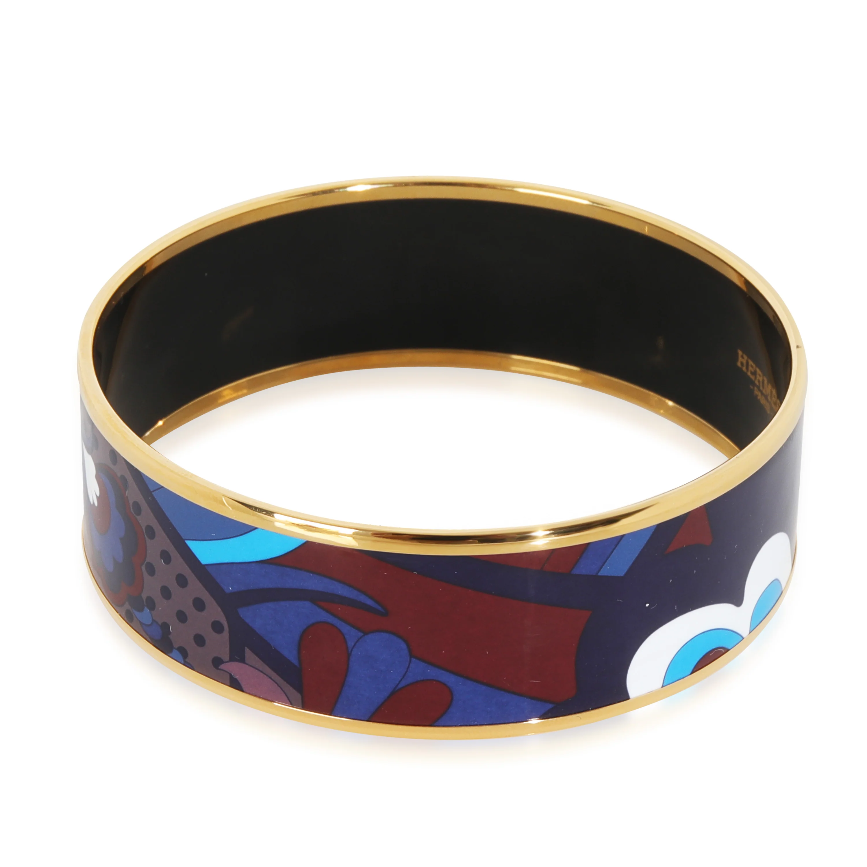 Gold-Plated Enamel Bracelet, 67MM - Image 4