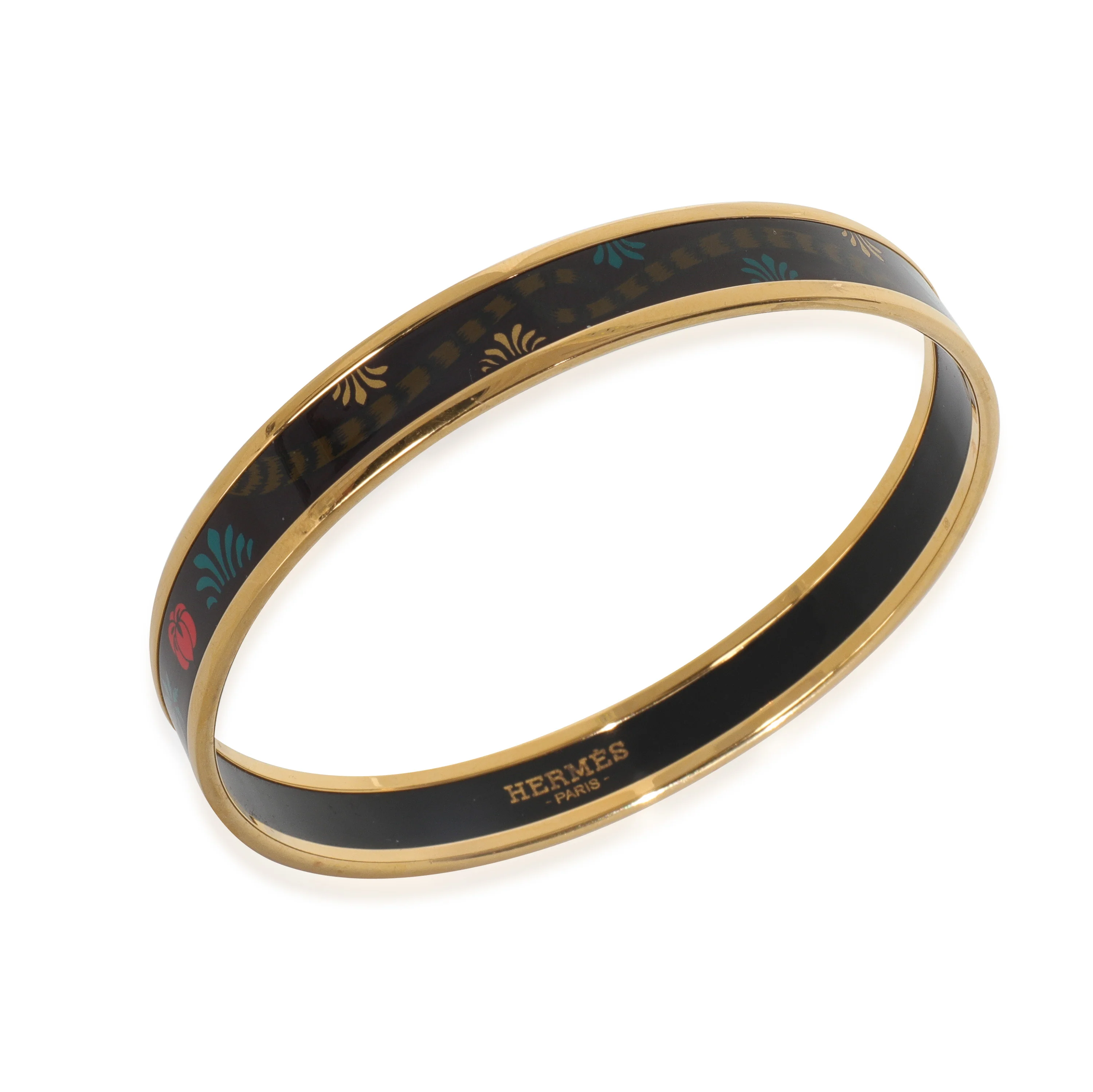 Gold-Plated Enamel Bracelet, 67MM - Image 2