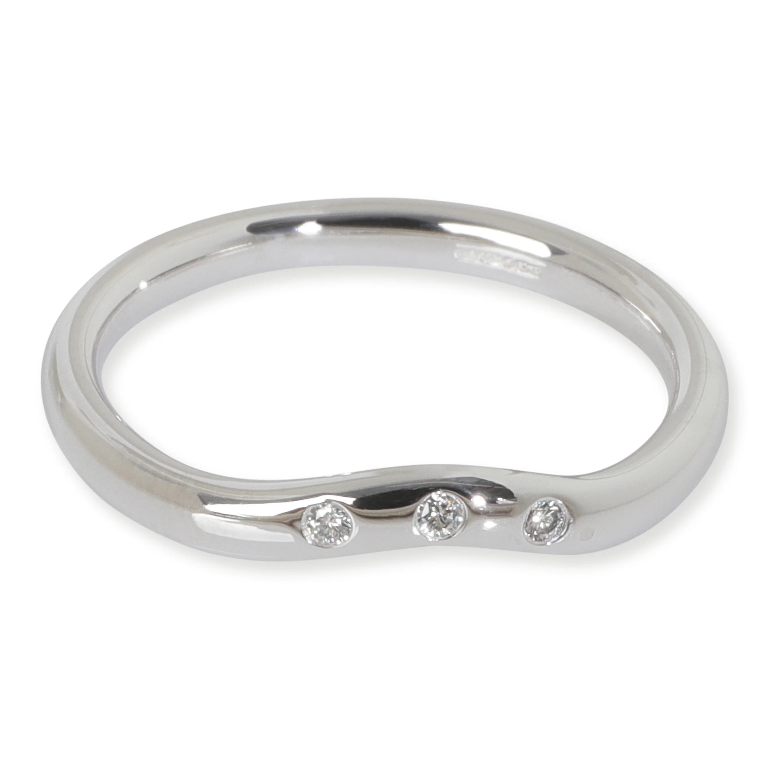 Platinum Diamond Elsa Peretti Band - Image 2