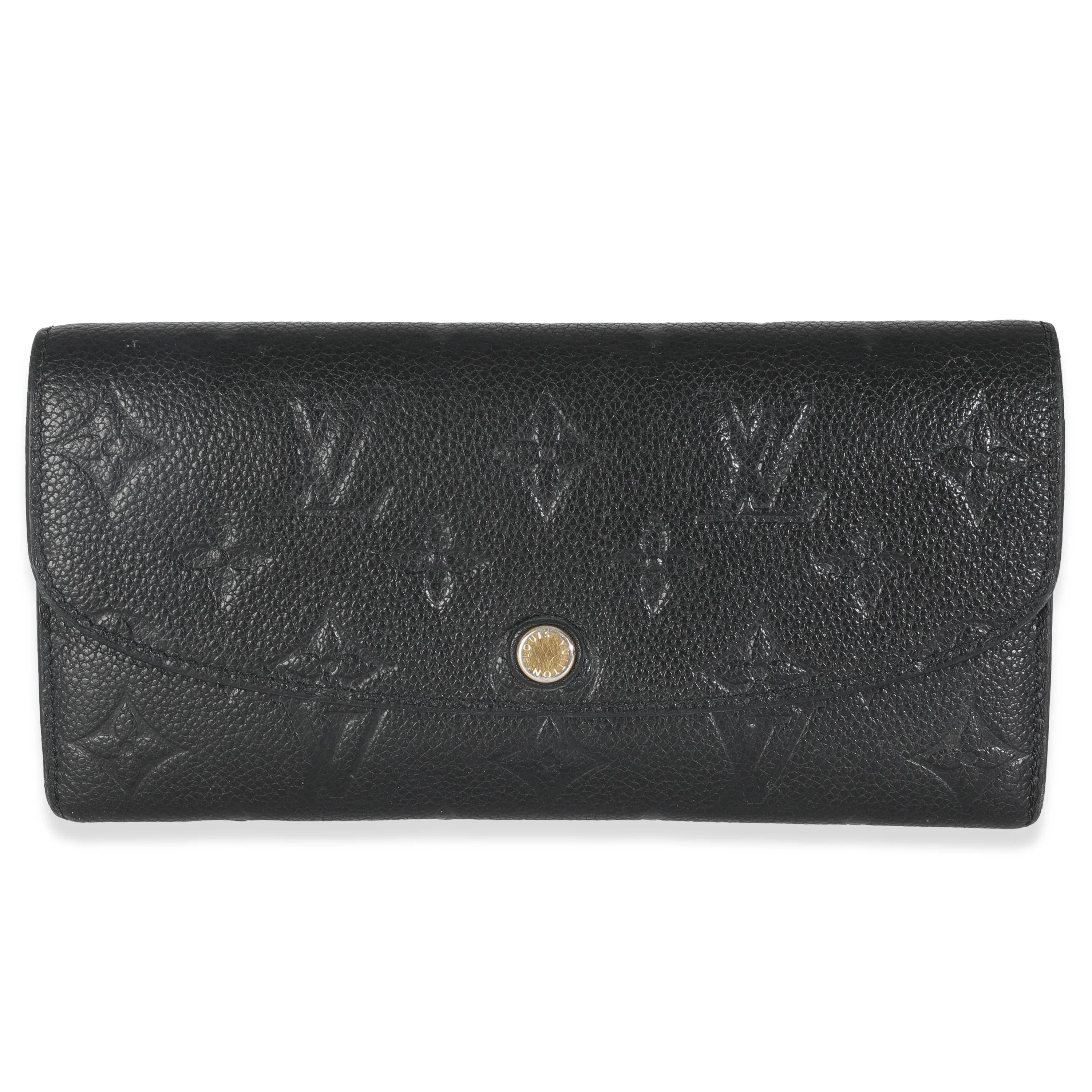 Black Monogram Empreinte Emilie Wallet