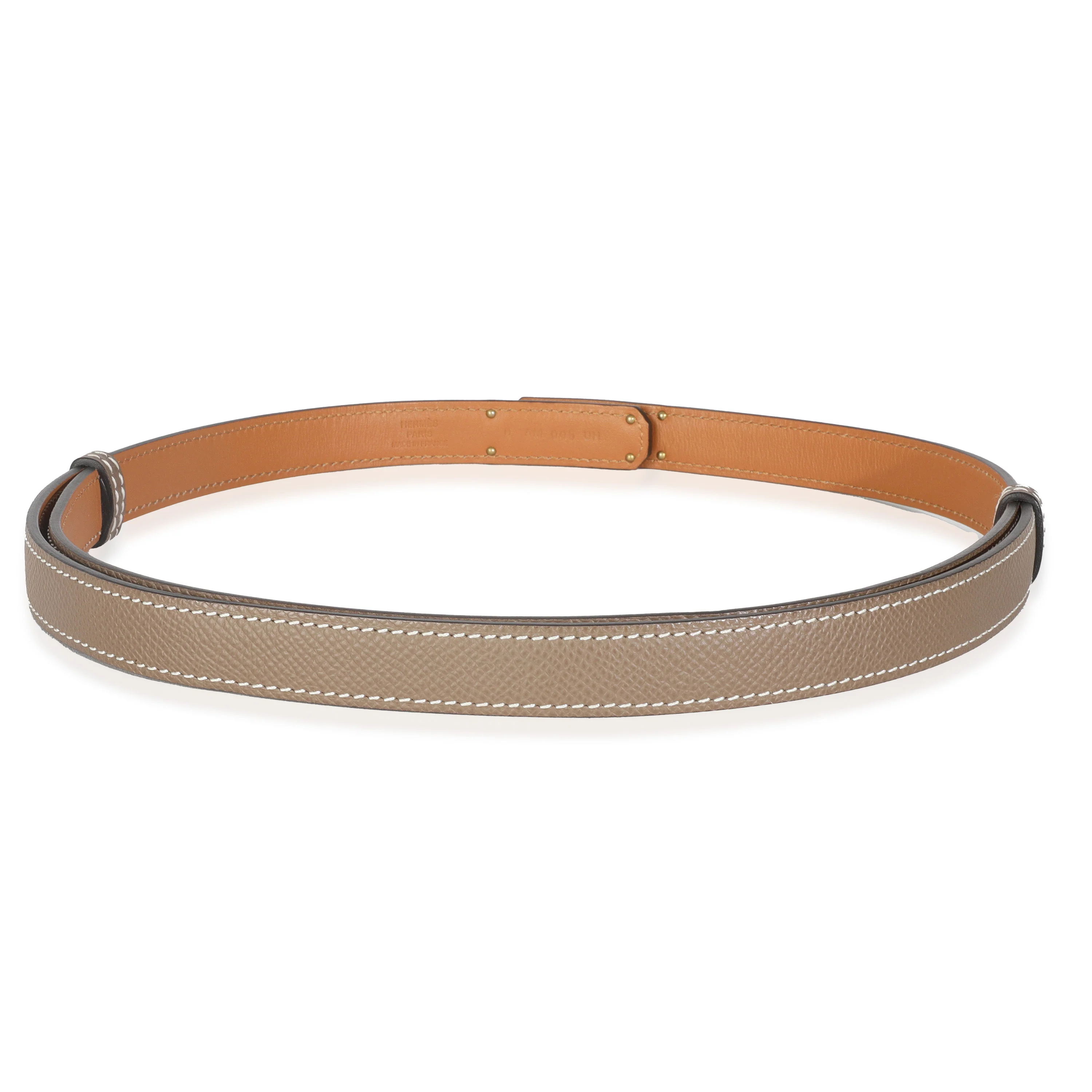 Etoupe Epsom Kelly 18 Belt GHW - Image 4