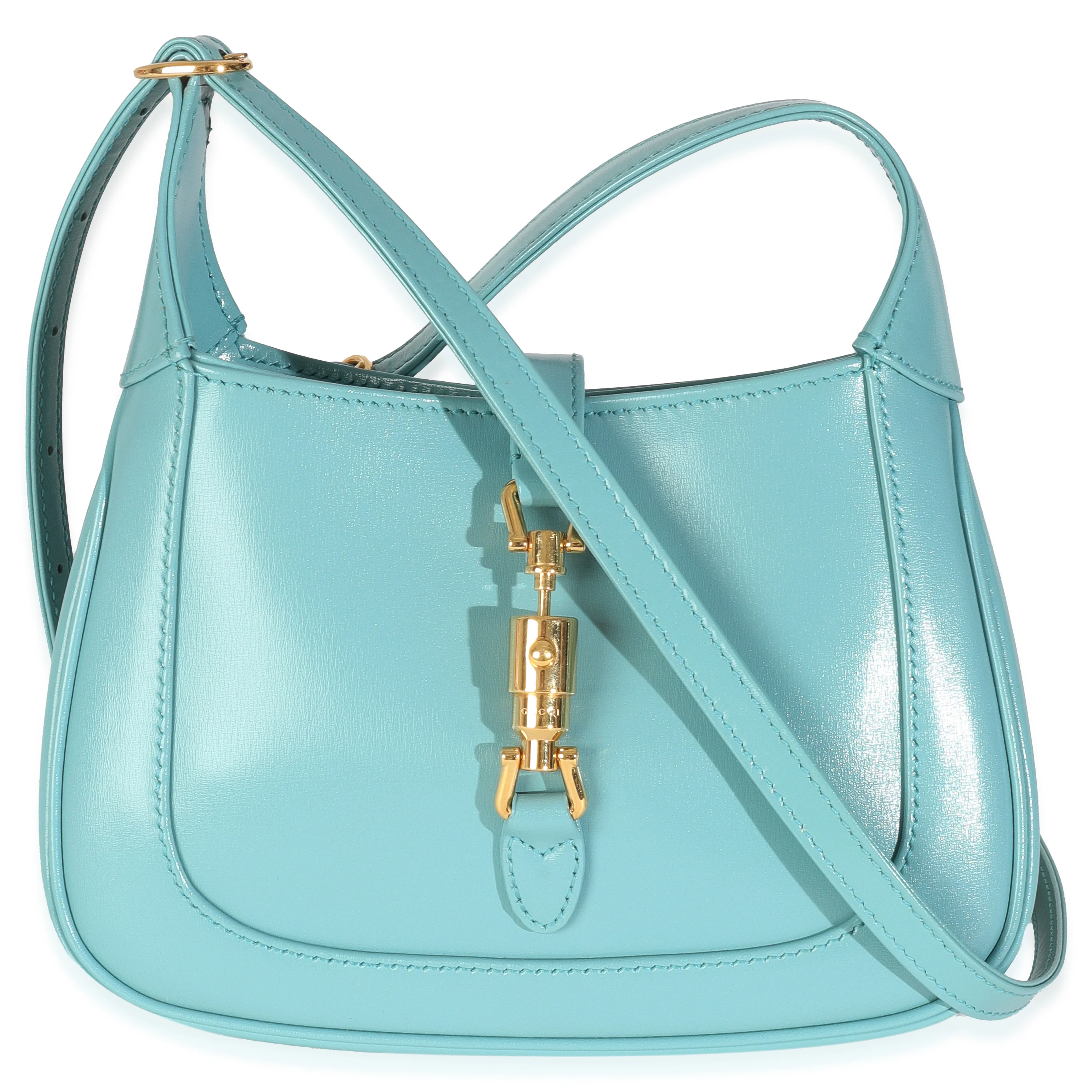 Dusty Azure Boarded Dyana Lux Calfskin Mini Jackie 1961 Hobo