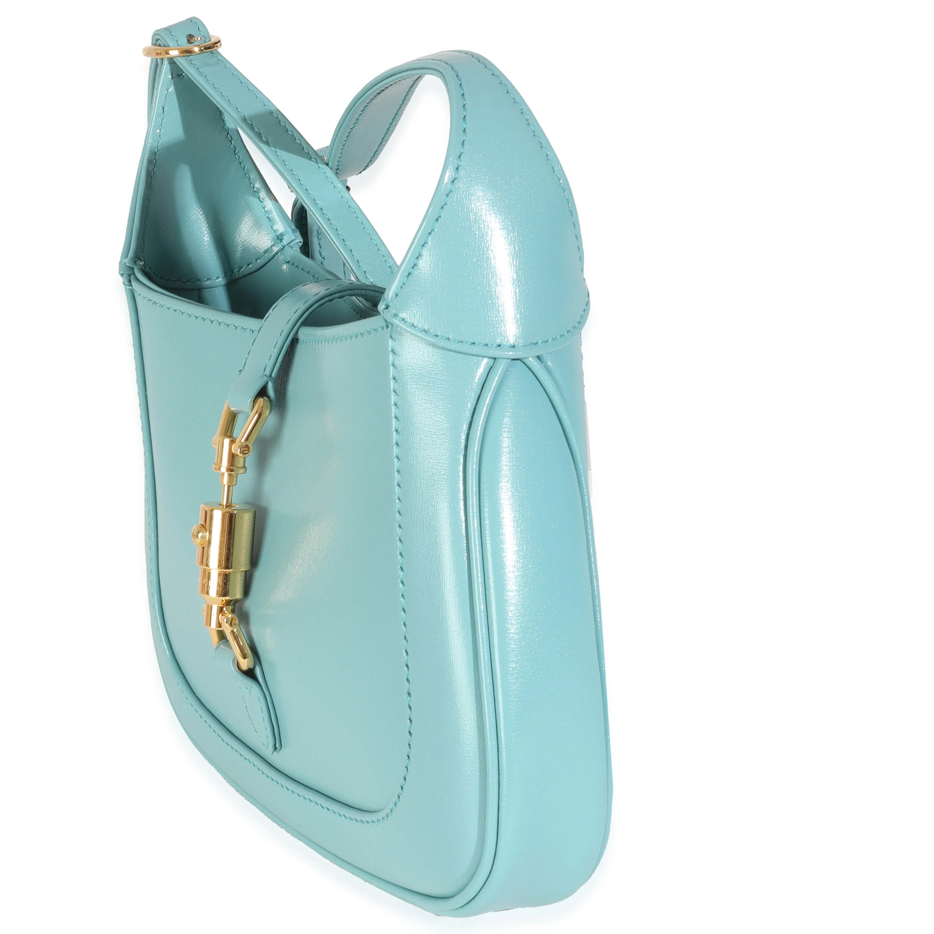 Dusty Azure Boarded Dyana Lux Calfskin Mini Jackie 1961 Hobo - Image 2