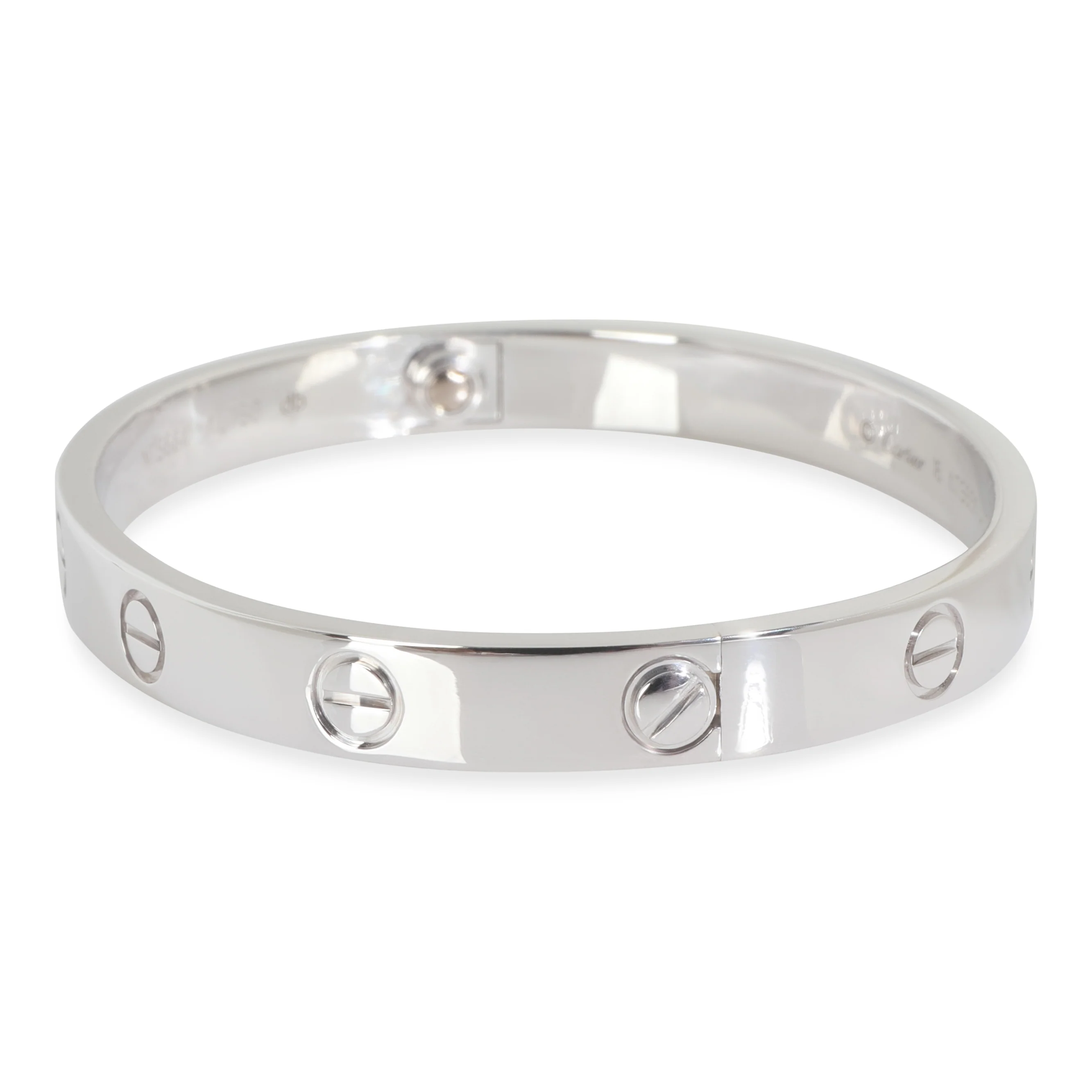 White Gold  Love Bracelet - Image 2