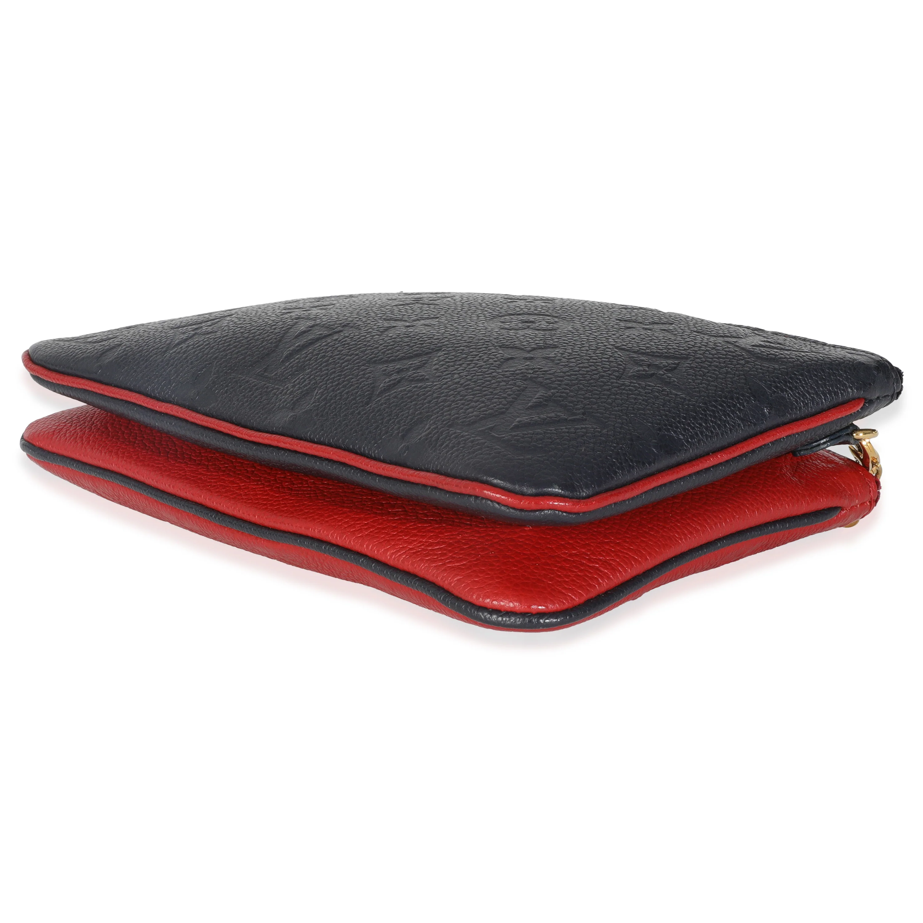 Marine Rouge Monogram Empreinte Double Zip Pochette - Image 7
