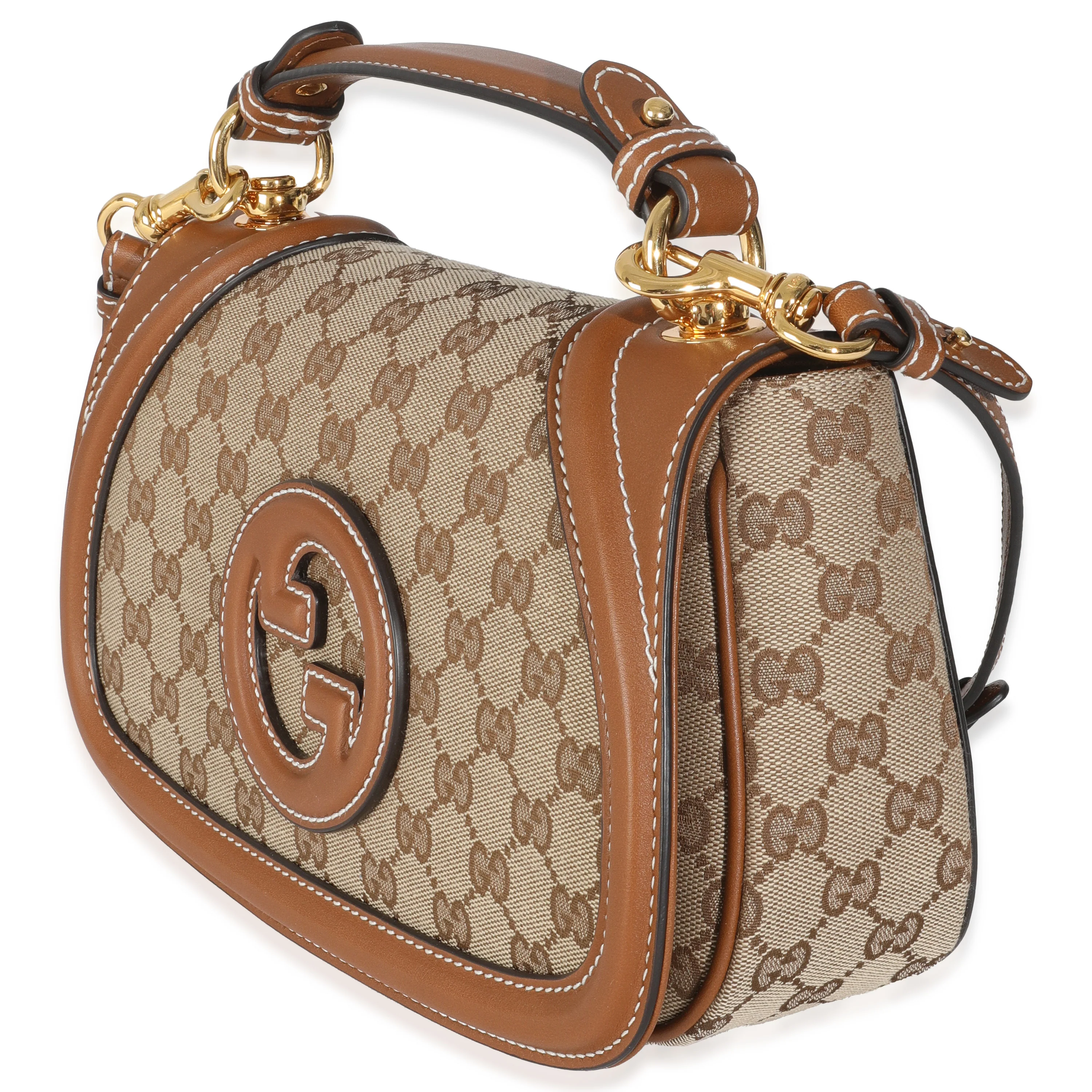 Beige GG Canvas Medium Blondie Bag - Image 2
