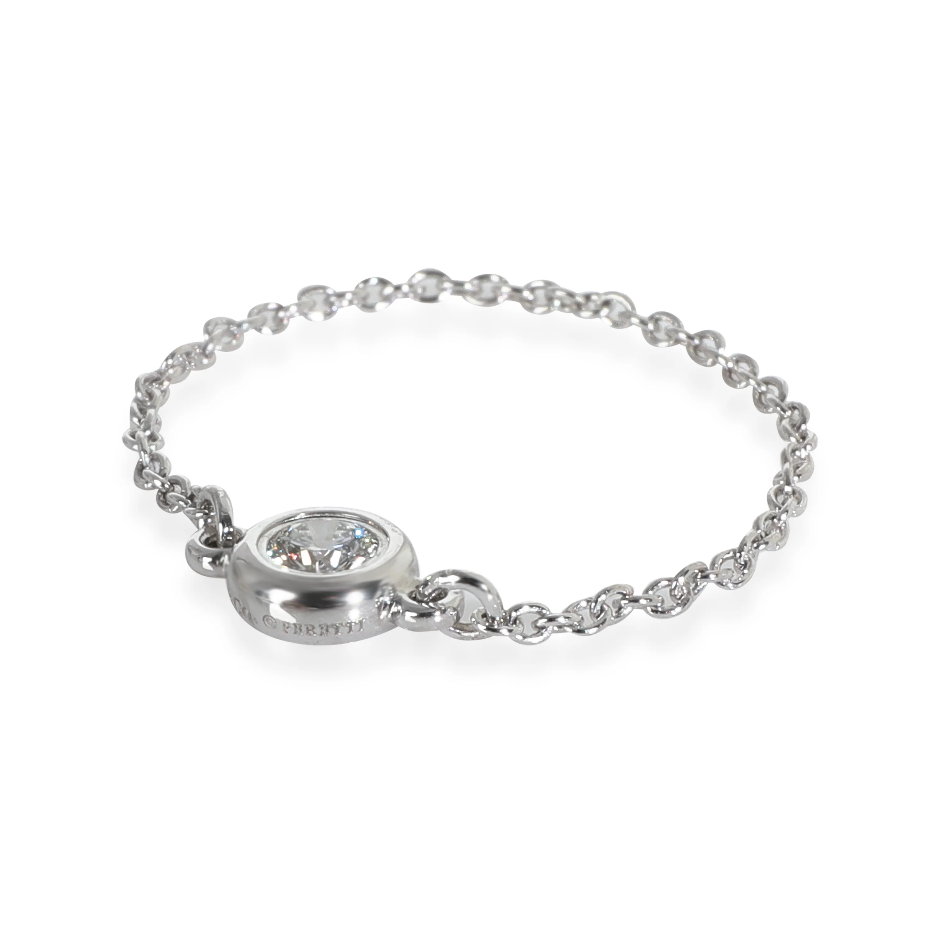 Platinum Diamond Elsa Peretti Diamonds By The Yard Ring - Image 2