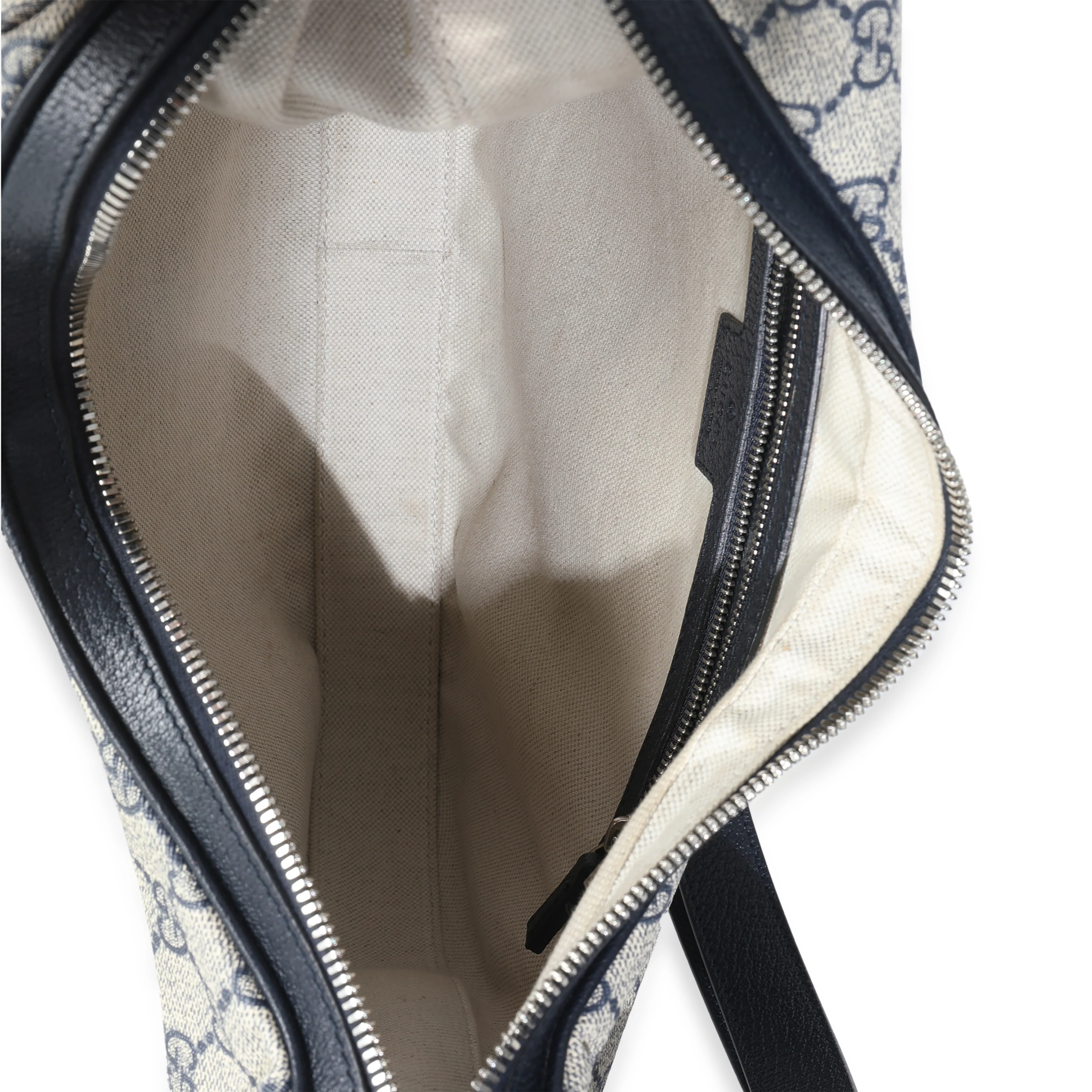 Navy GG Supreme Large Attache Shoulder Bag - Image 8