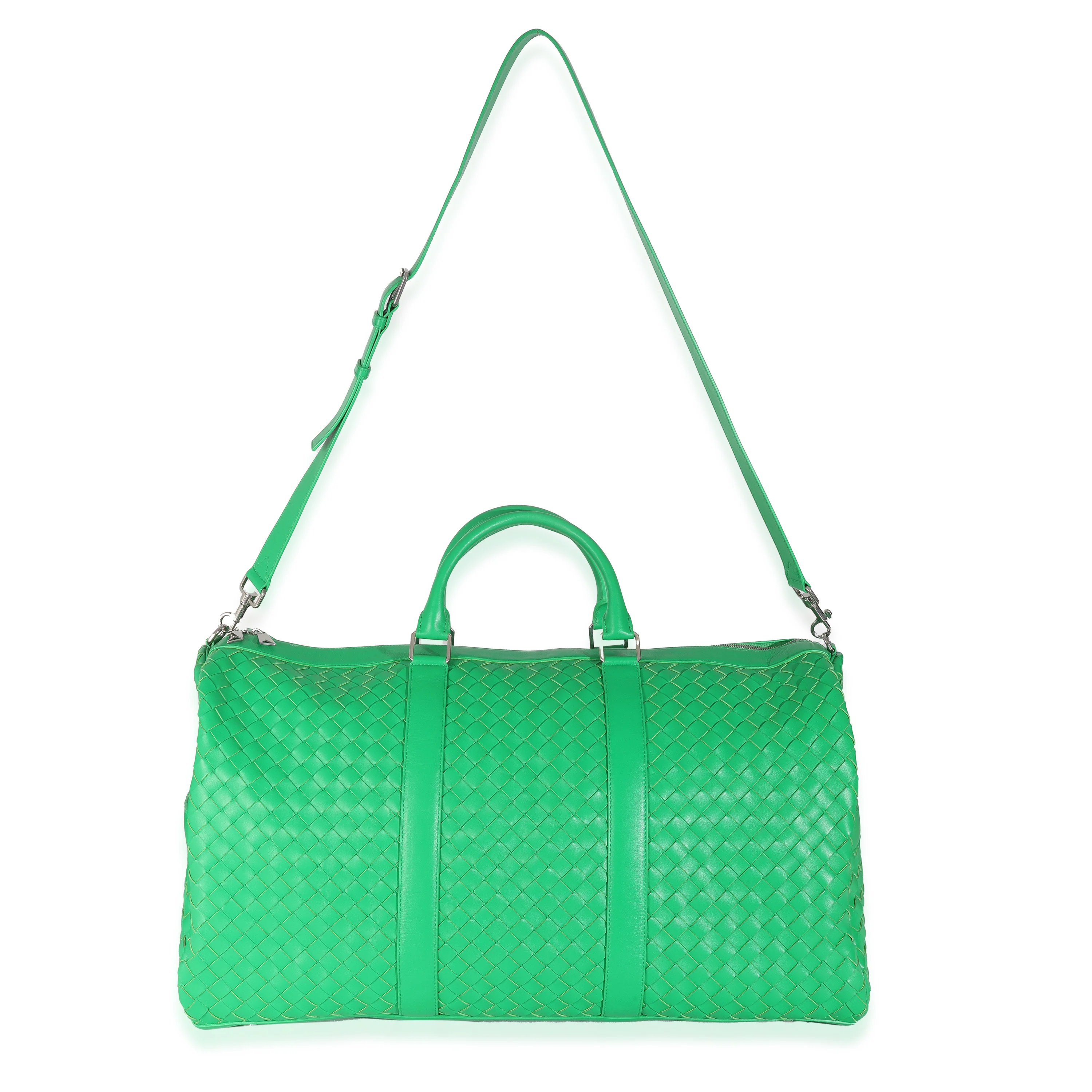Parakeet Nappa Intrecciato Large Duffle Bag - Image 8