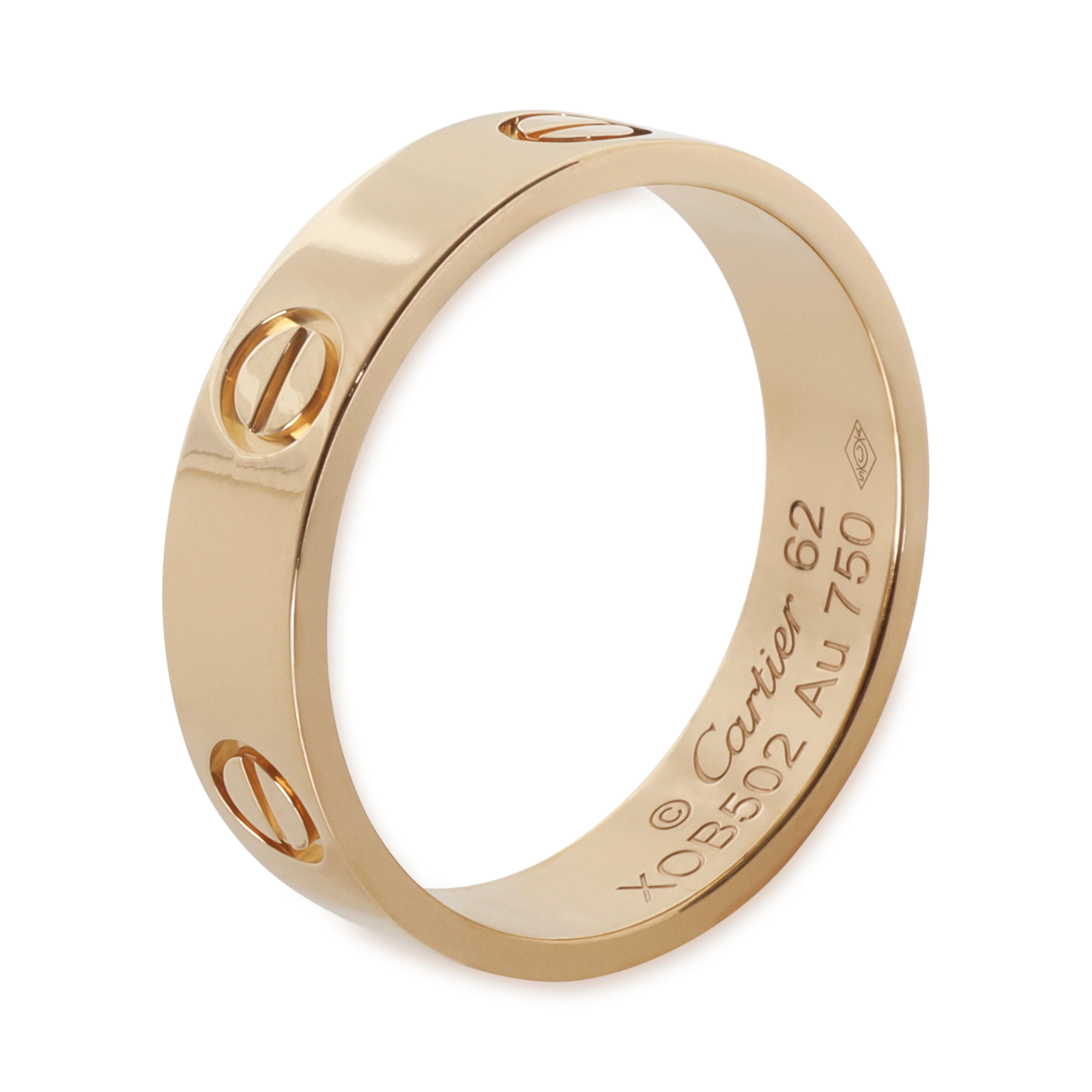 Yellow Gold  Love Ring - Image 3