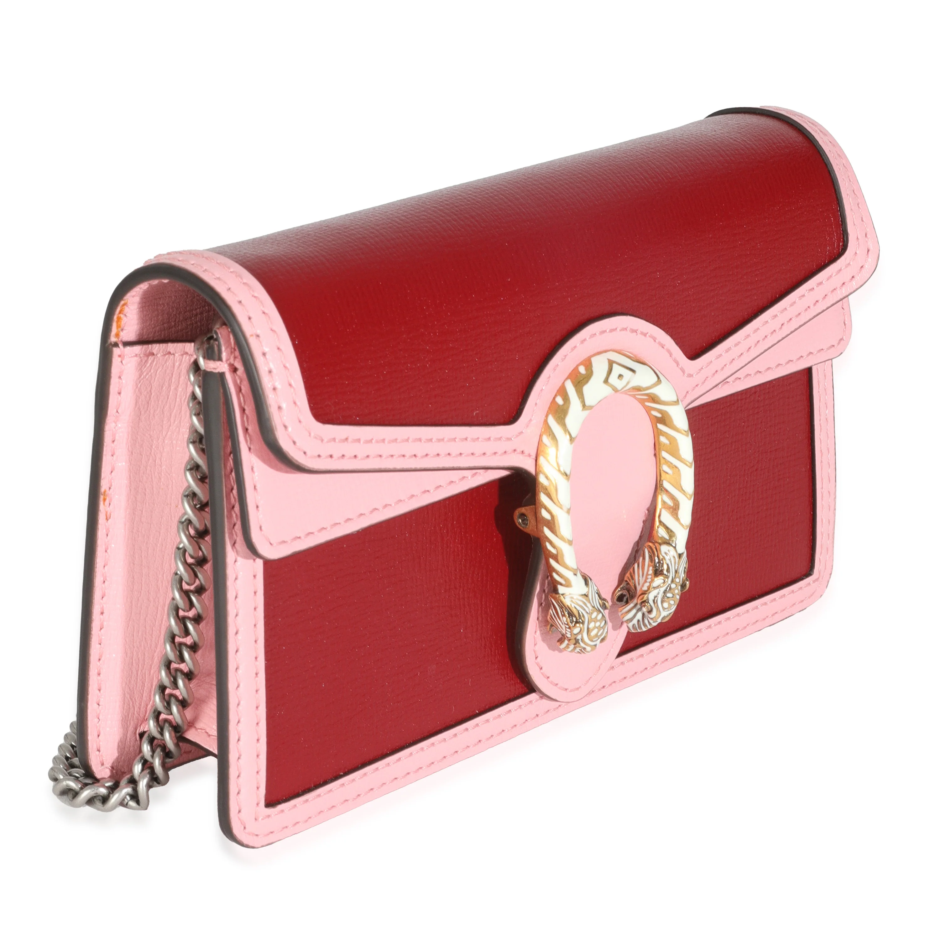 Pink Azalea Calfskin Enamel Super Mini Dionysus - Image 3