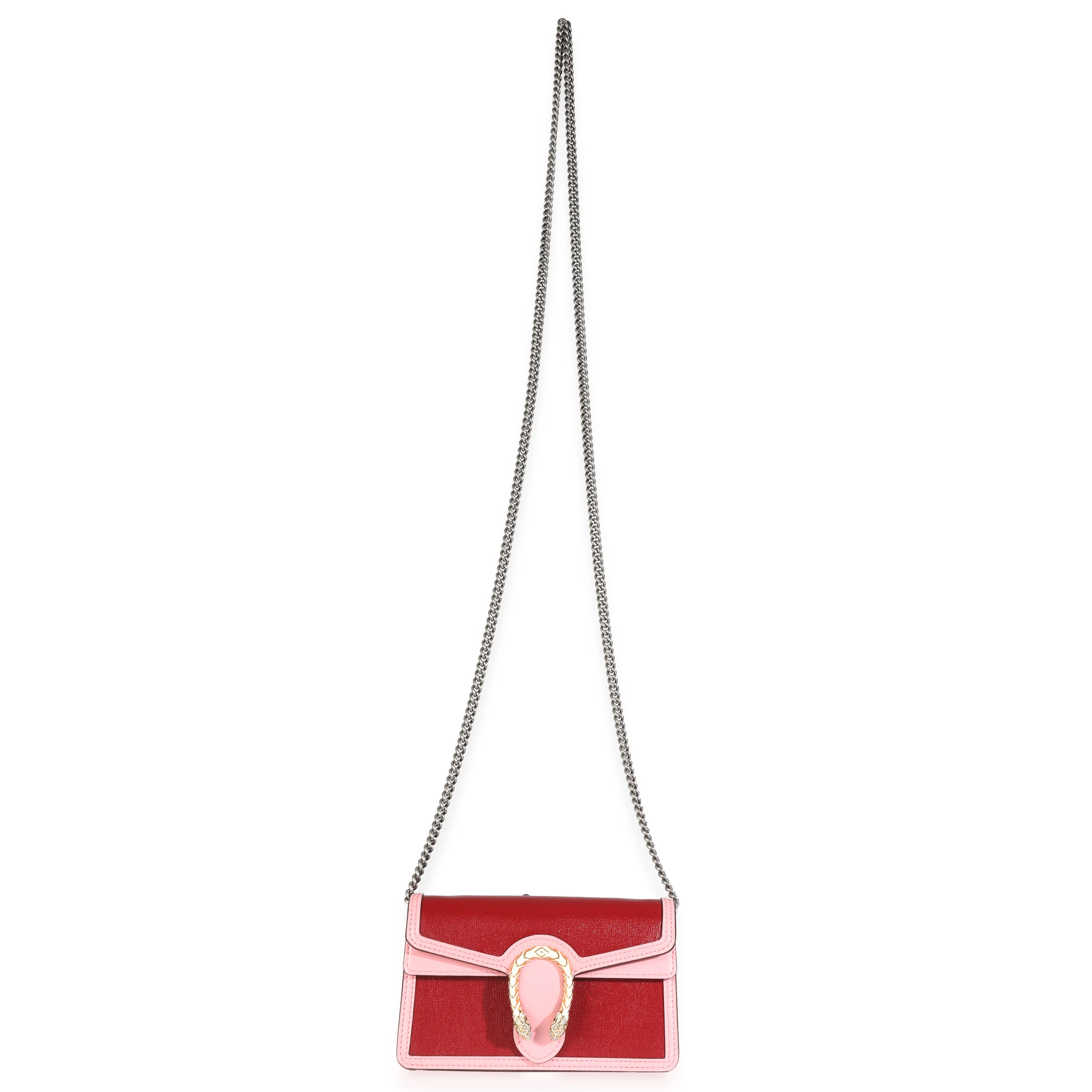 Pink Azalea Calfskin Enamel Super Mini Dionysus - Image 8