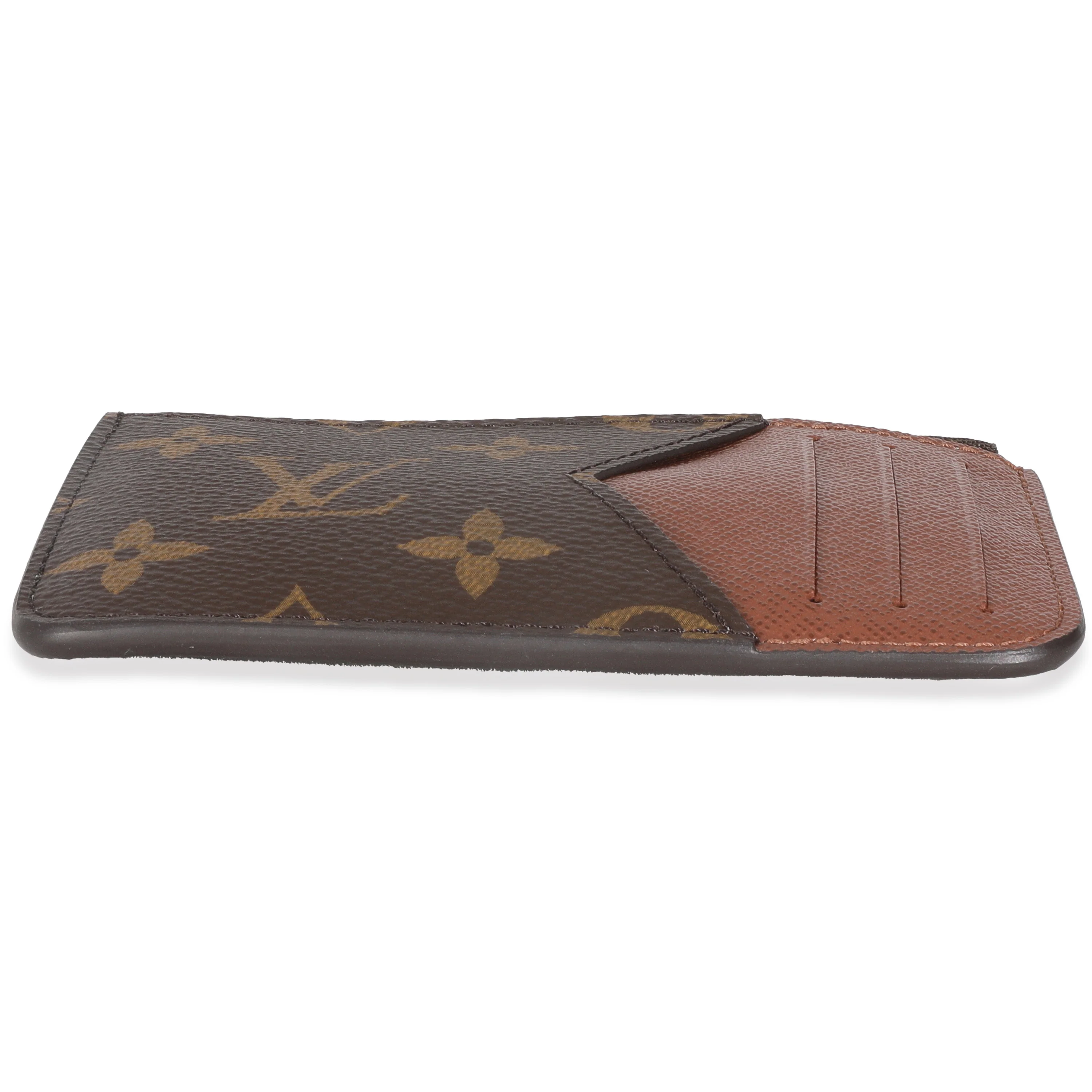 Cognac Monogram Canvas Romy Card Holder - Image 5