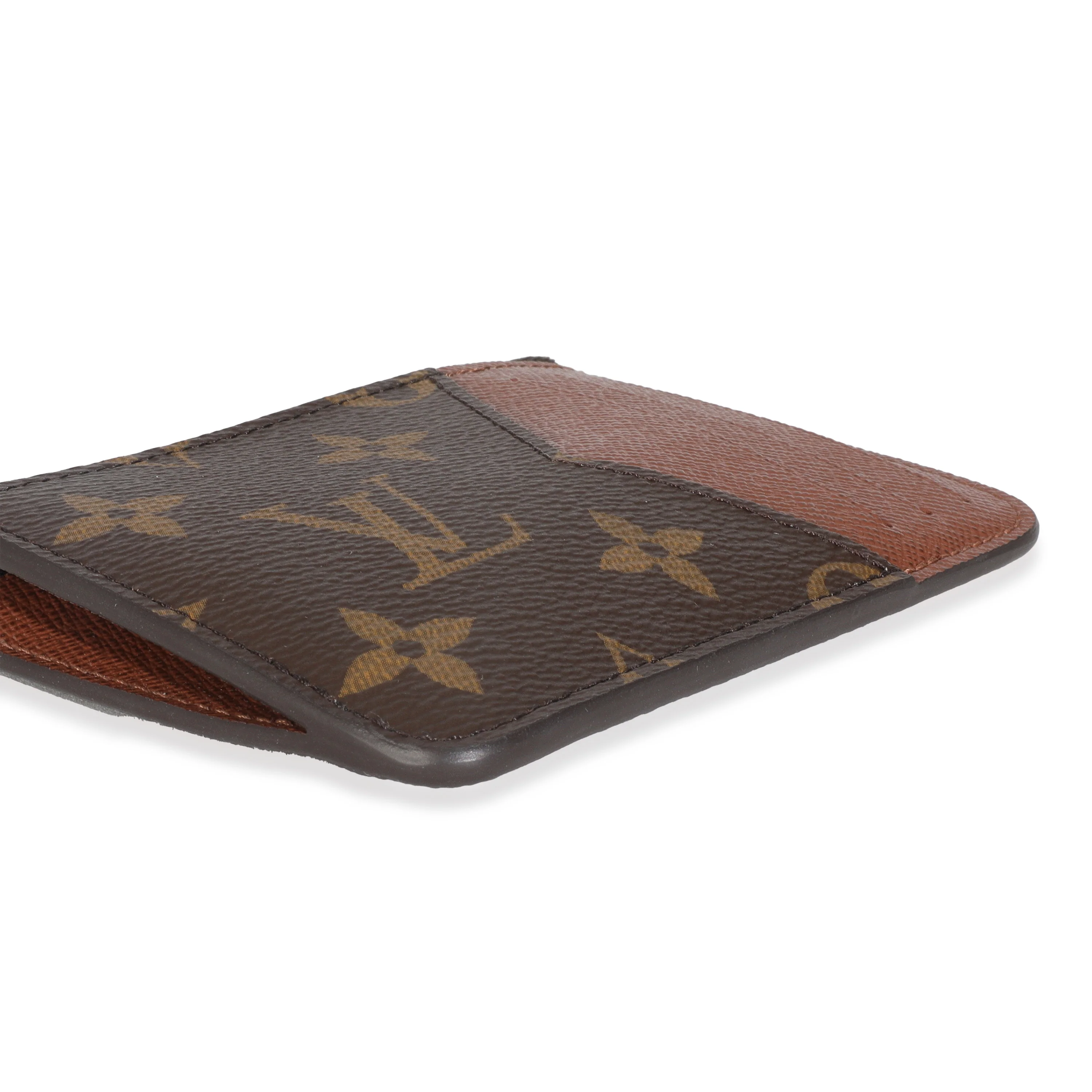 Cognac Monogram Canvas Romy Card Holder - Image 6